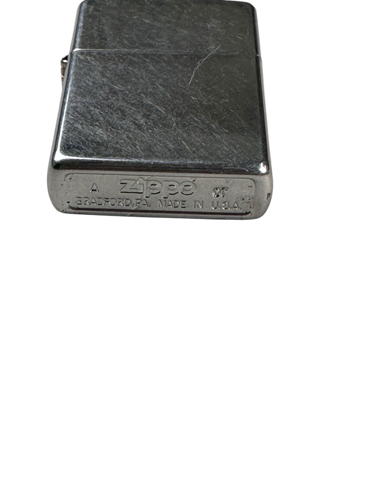 Zippo A-07,Classic Street Chrome Finish Lighter, Full Size Bradford P.A