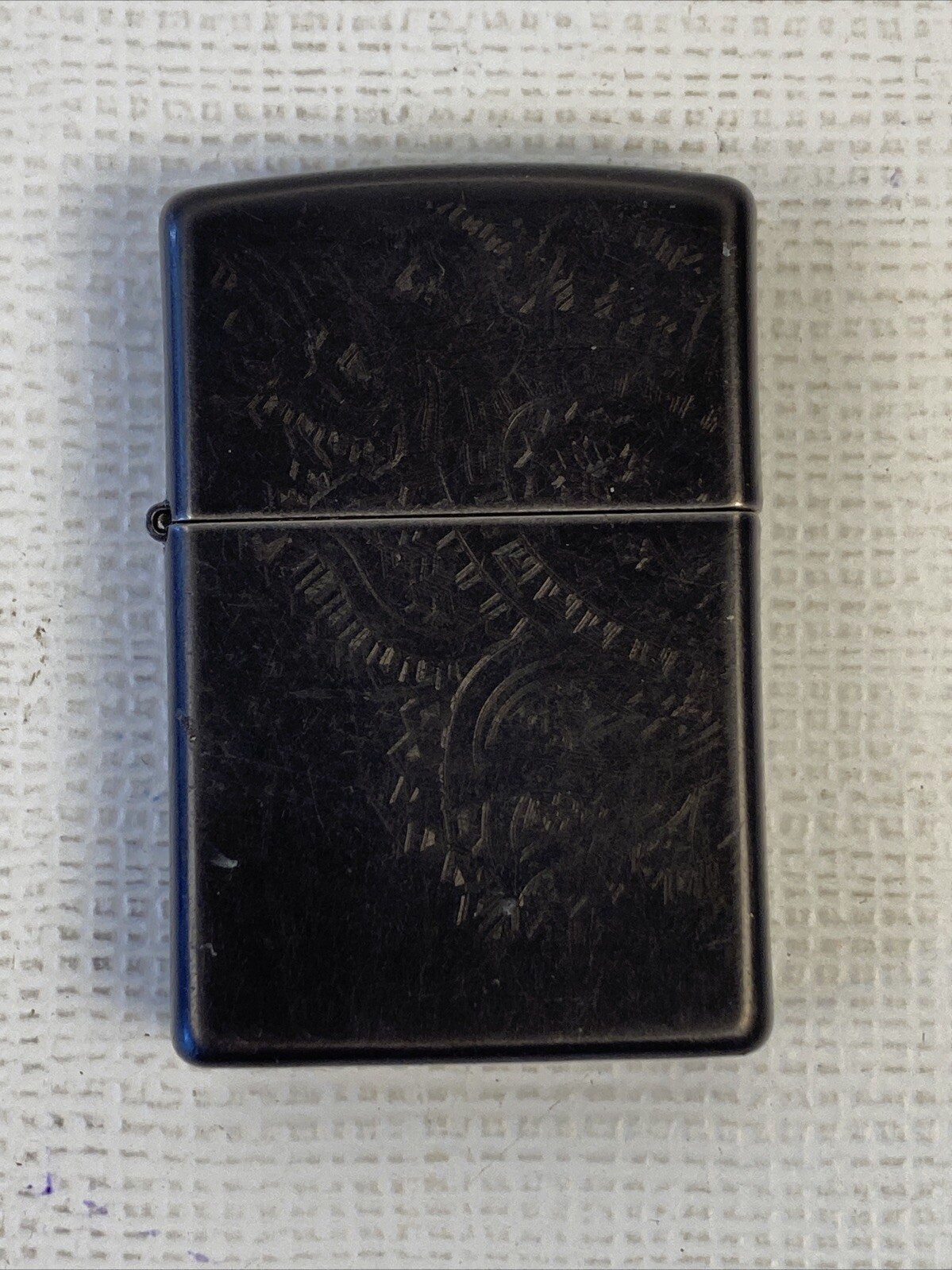 Zippo Classic Matte Black With Mandala Lighter