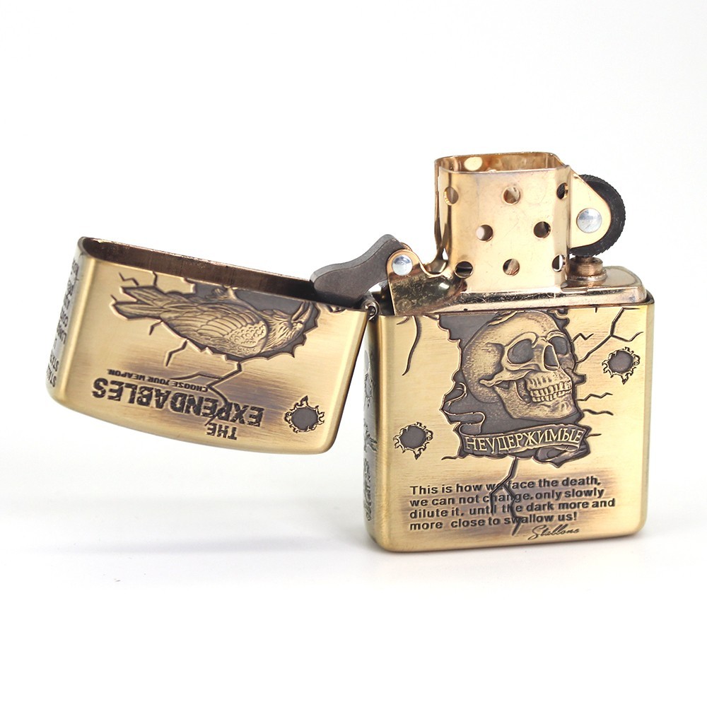 Zippo lighter 168 Armor Asia Custom 3D Deep Carving/ The Expendables New in Box