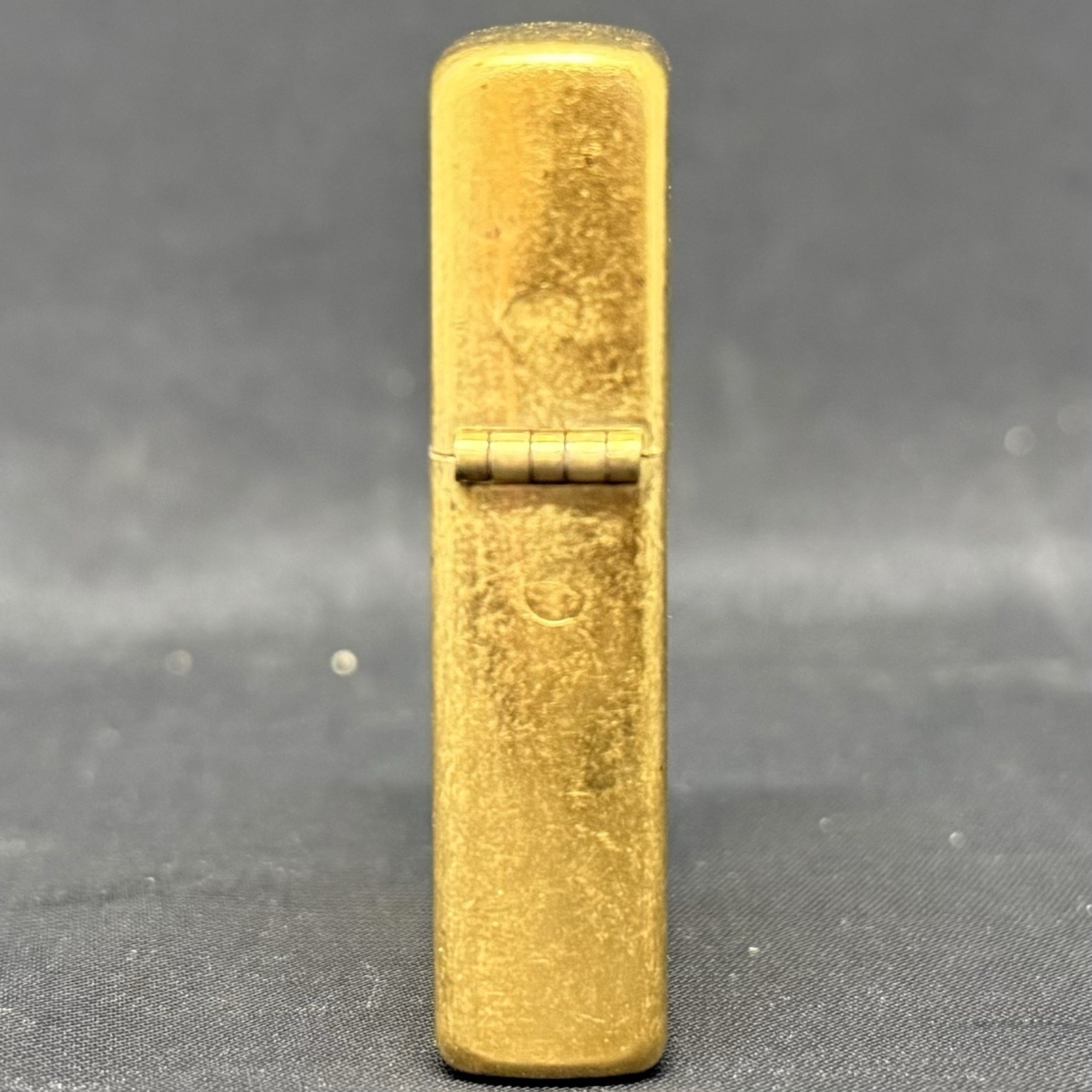 Zippo Solid Brass Lighter Unused May 2003 E03 Bradford USA