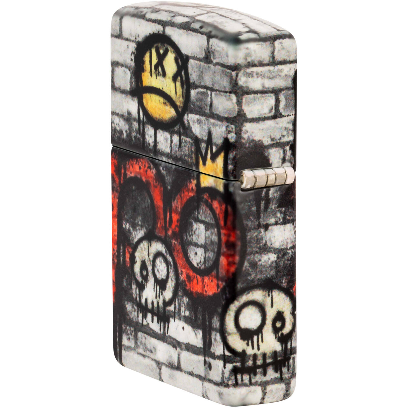 Zippo Windproof Pocket Lighter Graffiti King Design 540 Color Metal 46282