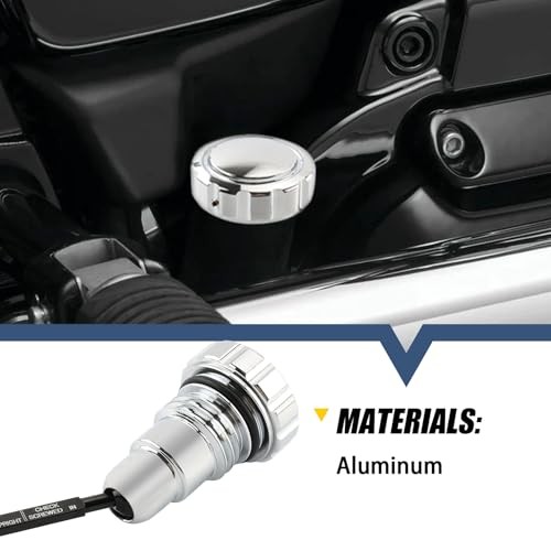 Oil Dipstick Motorcycle Oil Tank Dipstick Fit for Harley 2007-2016 Chrome