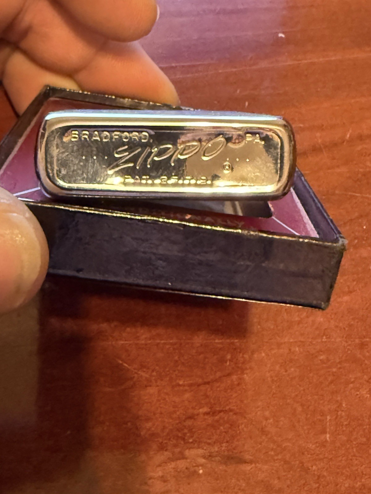 1960 Zippo Mint With Original Box Unfired