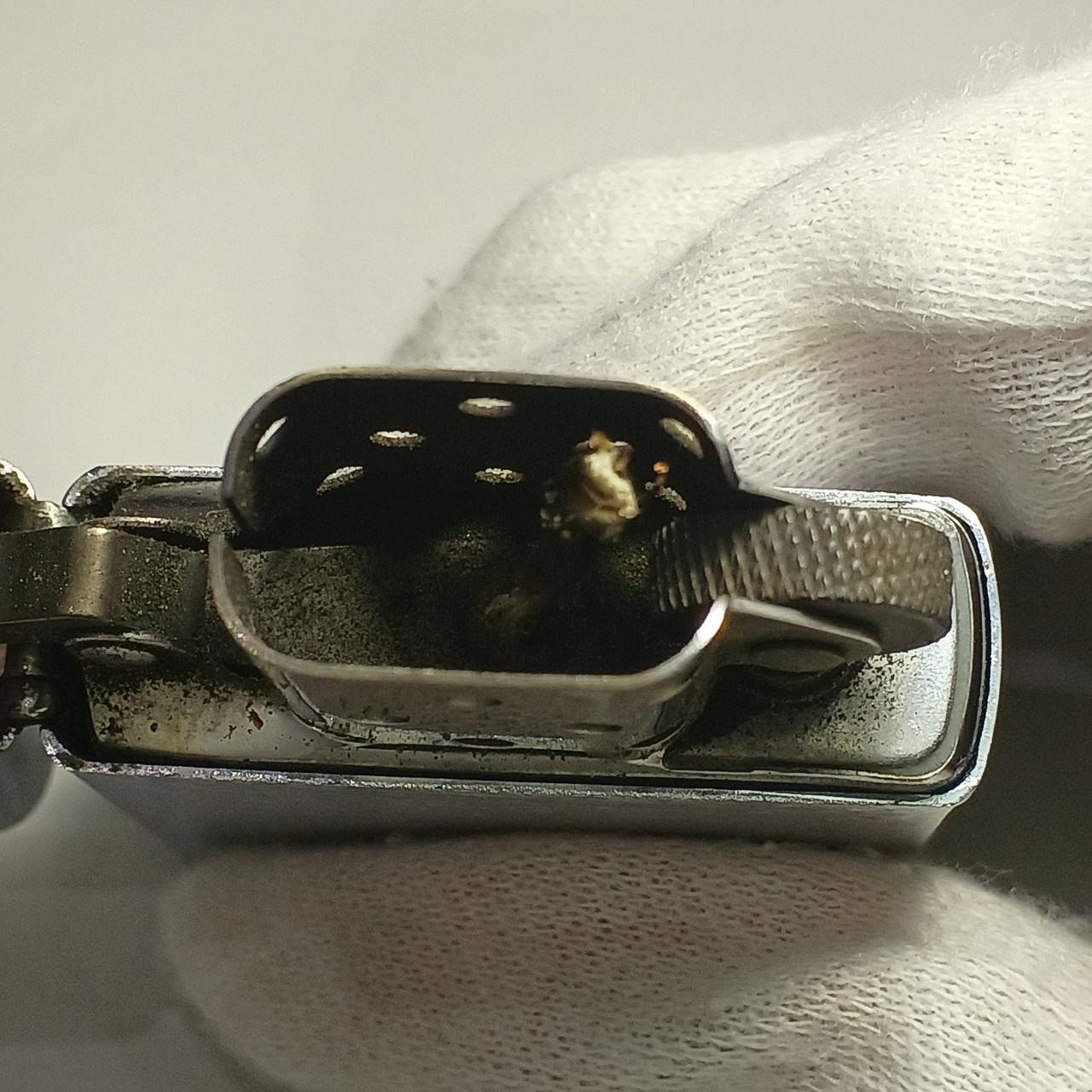 Zippo Silver Oil Lighter