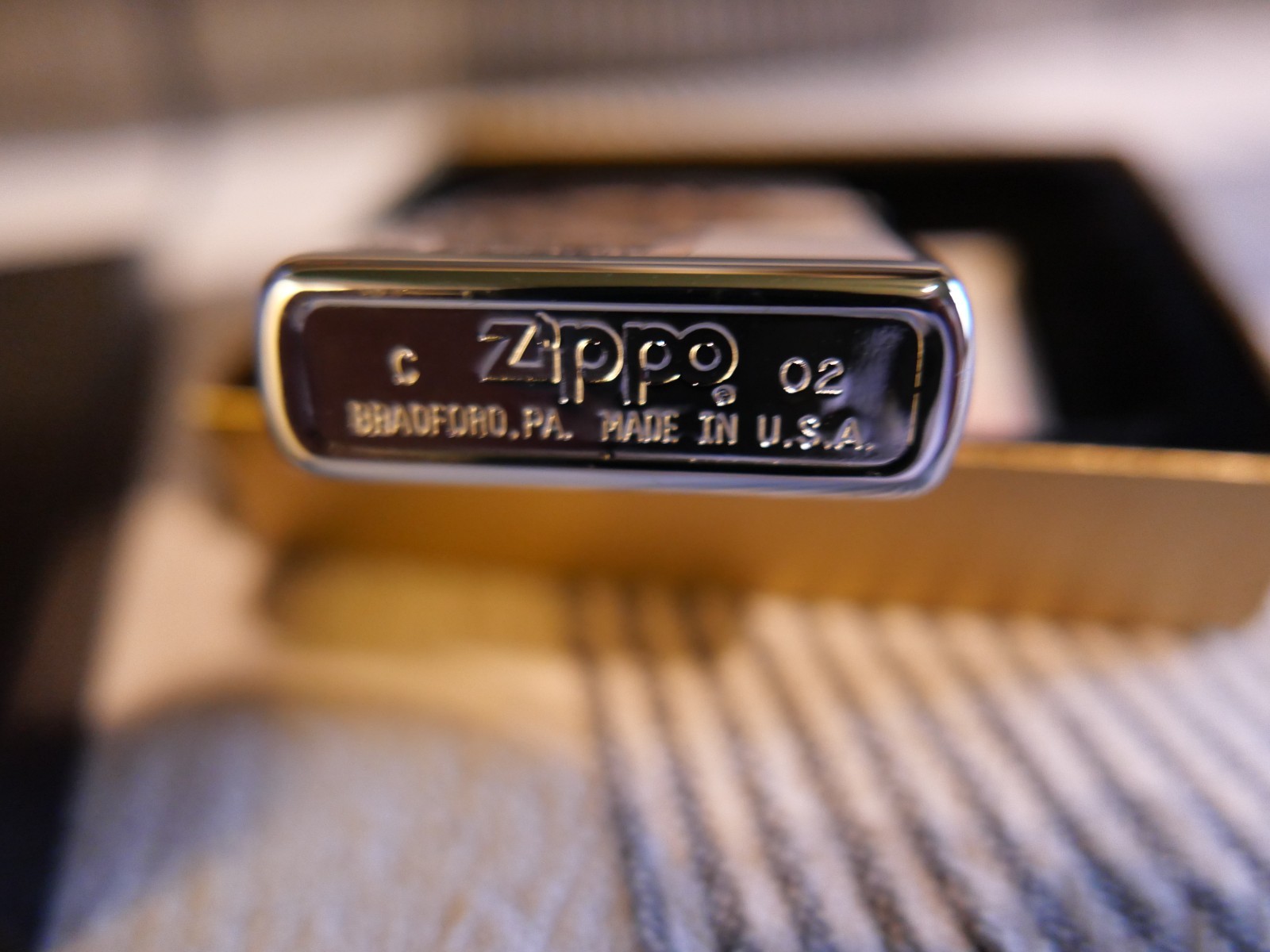 ZIPPO STRAUB BREWERY ORIGINAL 049/130 LIMITED EDITION LIGHTER 2002