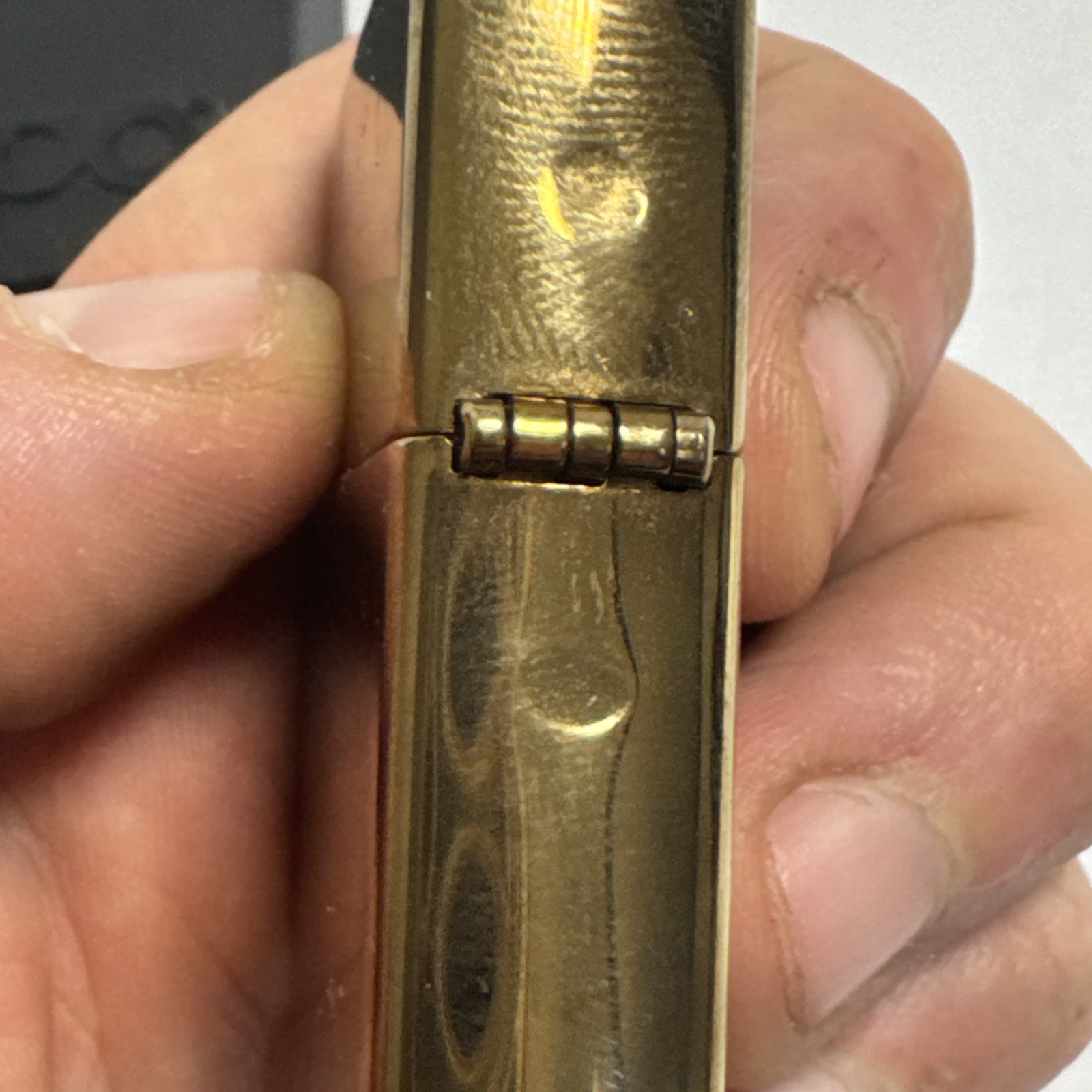 Rare HTF Brass Zippo Lighter Wasted Space #20447 Music Microphone Wings Clean