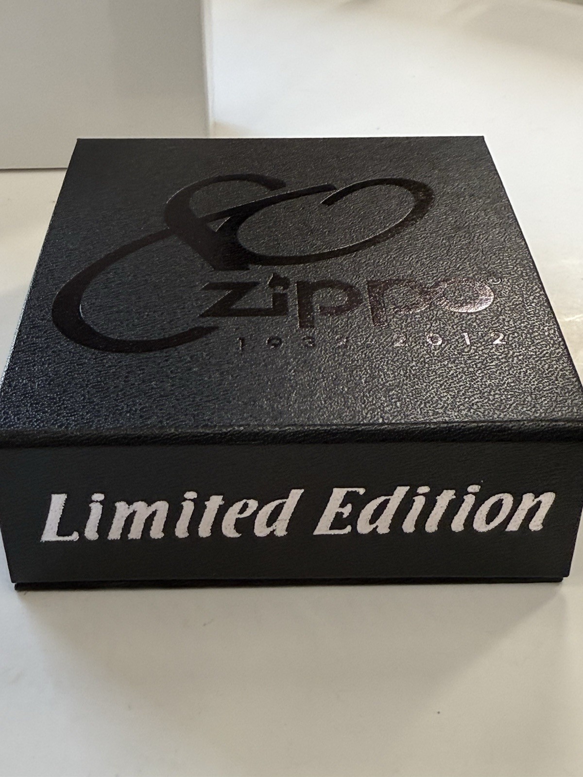ZIPPO 2012 80TH ANNIVERSARY LIMITED EDITION ARMOR LIGHTER SEALED IN BOX #573