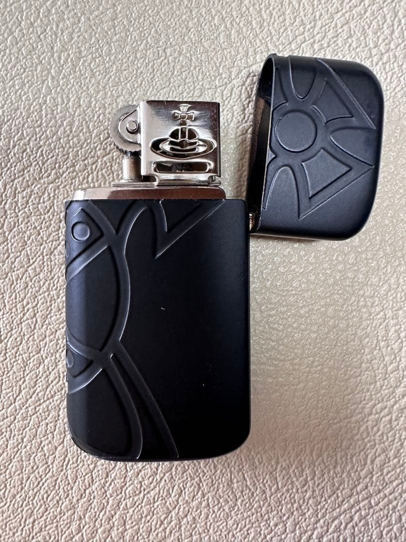 Vivienne Westwood Zippo Oil Lighter Embossed Big ORB Black