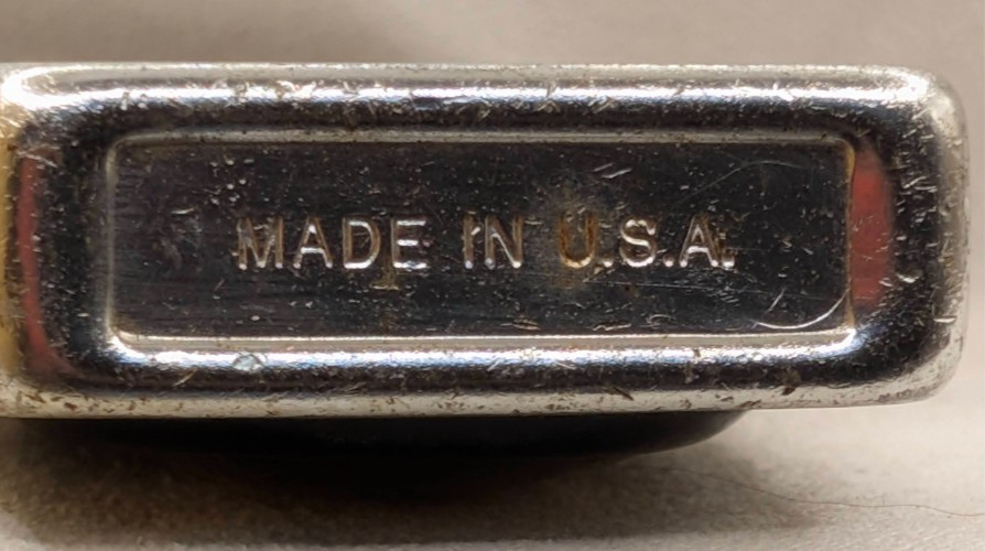 Vintage Zippo Lighter Staunton Bowl Member 225 Club Bud Len Bowling Advertising
