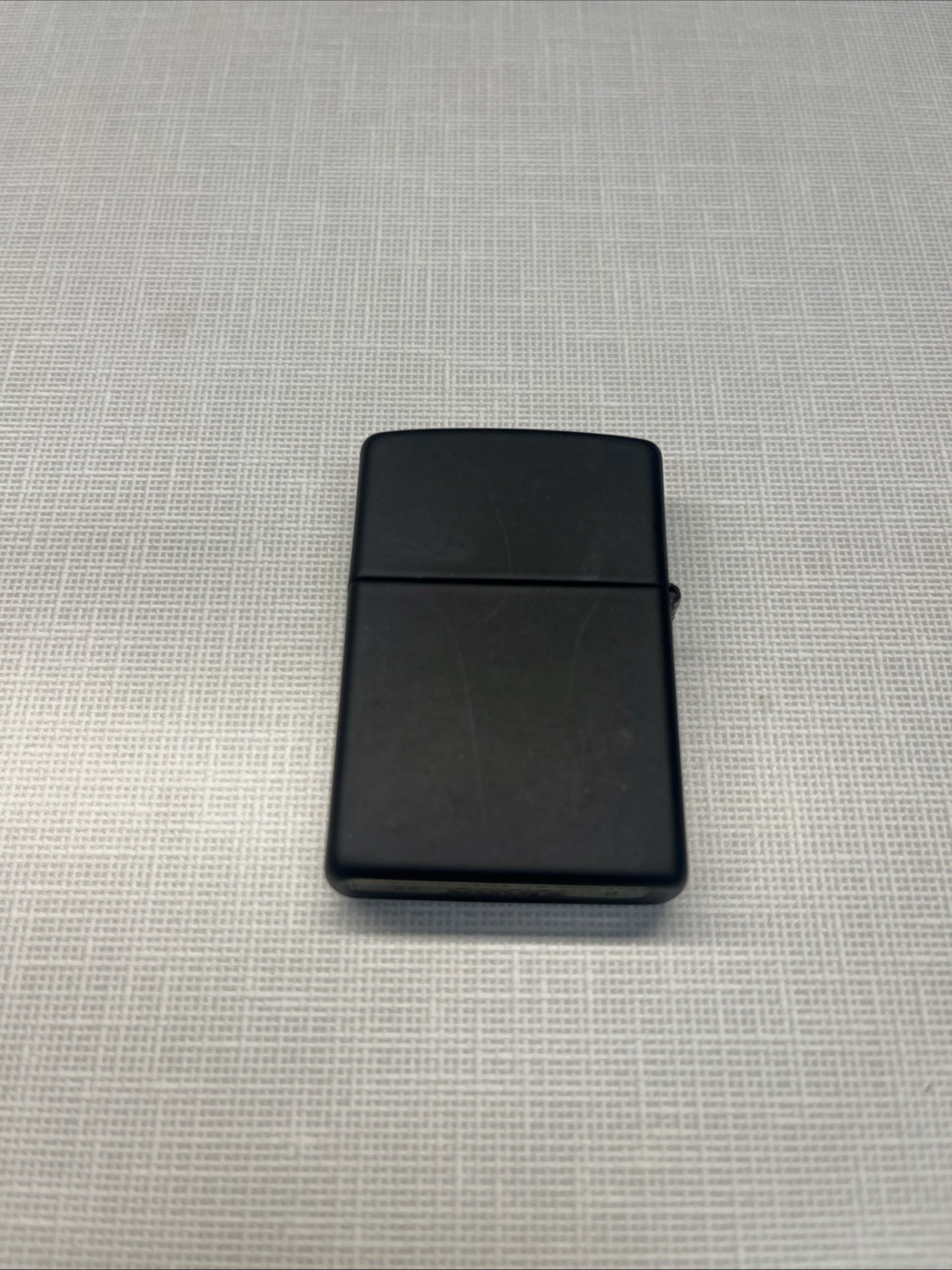 H 22 Zippo Lighter Black Matte Finish Gold Flame Logo