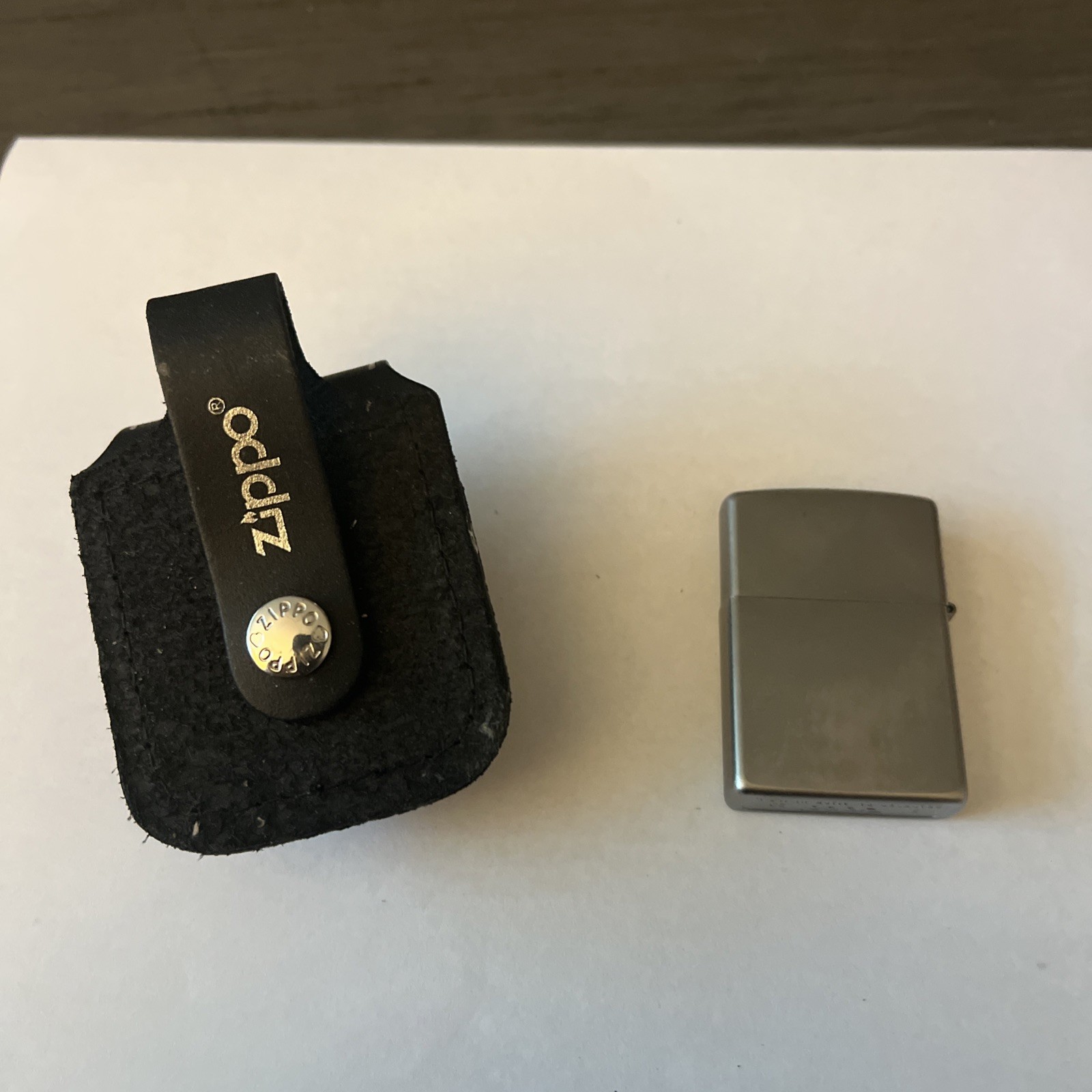 Harley Davidson Zippo Lighter With Belt Clip