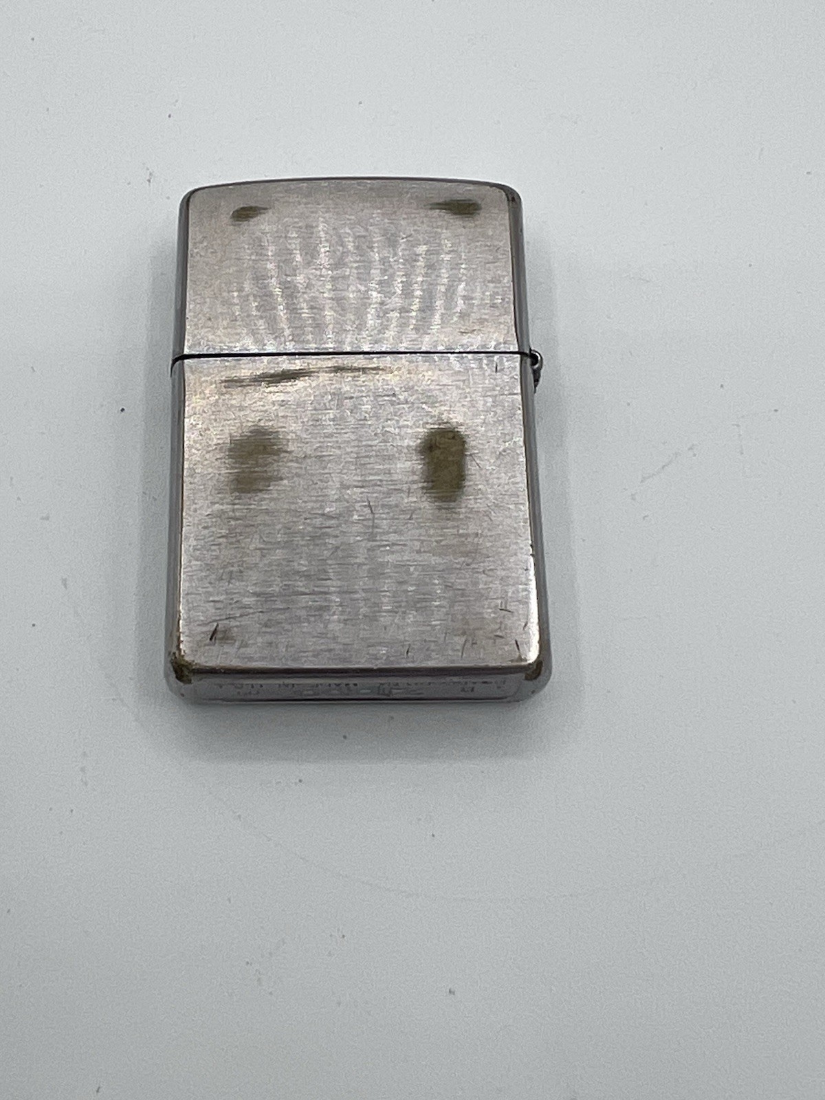 Zippo Windproof Lighter Brushed Chrome Made In The U.S.A 2009 Silver