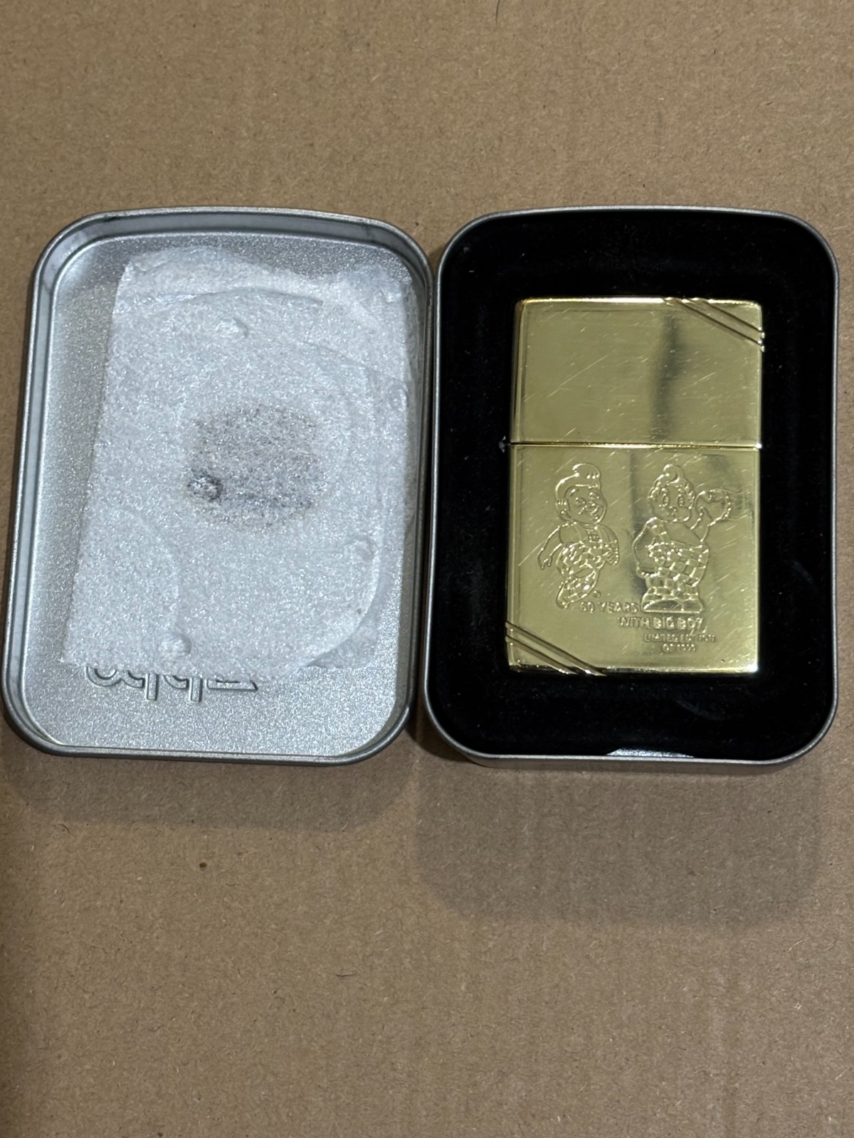 🟡 Zippo 60 Years With Big Boy • Limited Edition of 1000 • 1995 Complete in Box