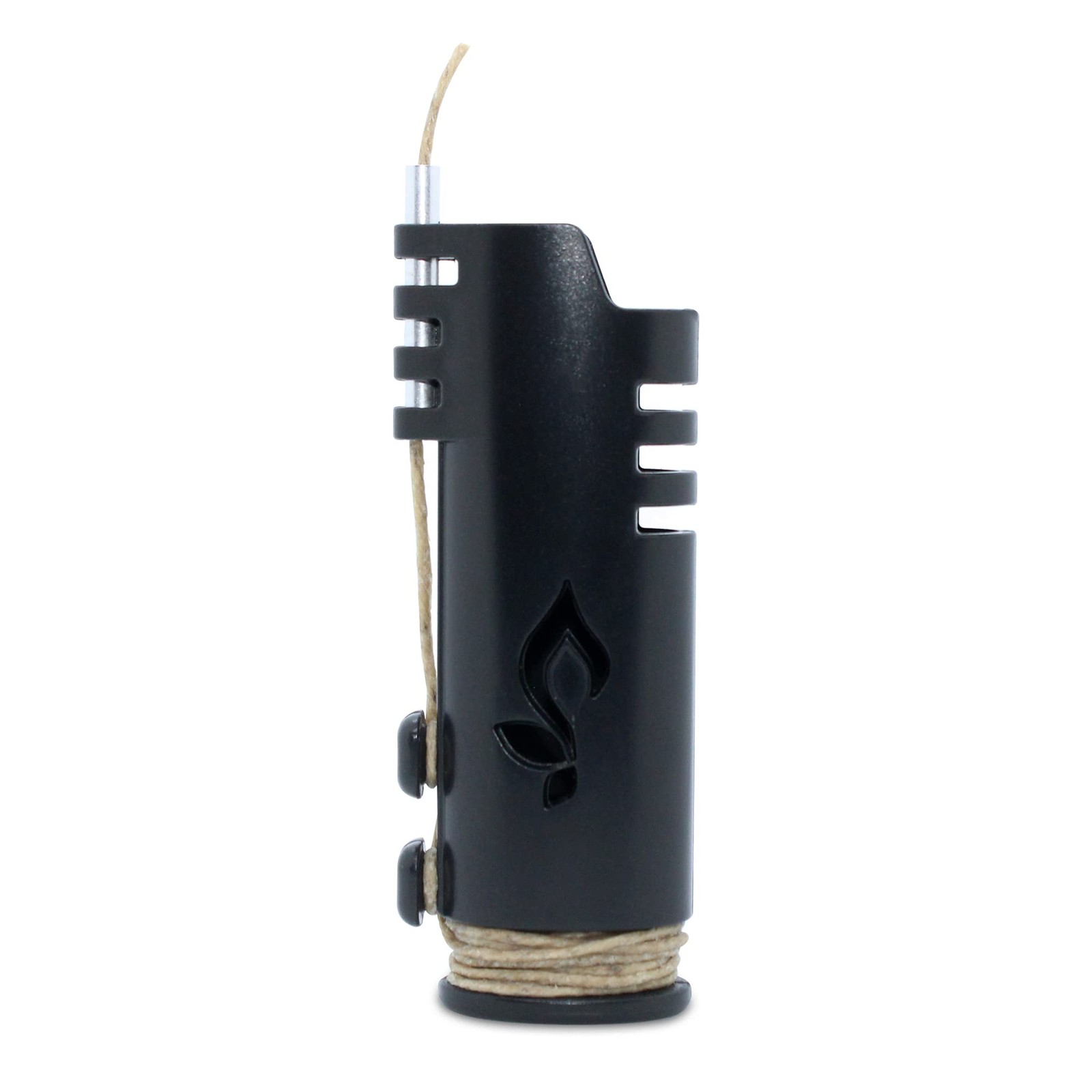 Hemp Wick Bundle Pack: 200 FT Beeline Roll + 1 Hemplights Lighter Black