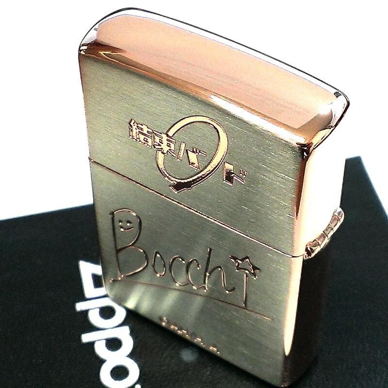 Zippo Bocchi The Rock Hitori Goto Pink Silver 3 Sided Etching Lighter JP