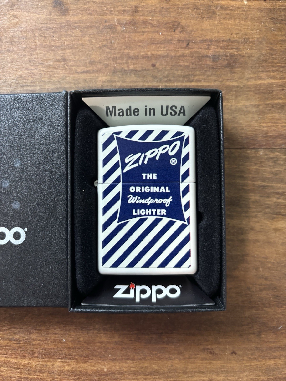 Zippo Windproof Lighter, With 1958-59 Zippo Design & Logo, 29413, New In Box