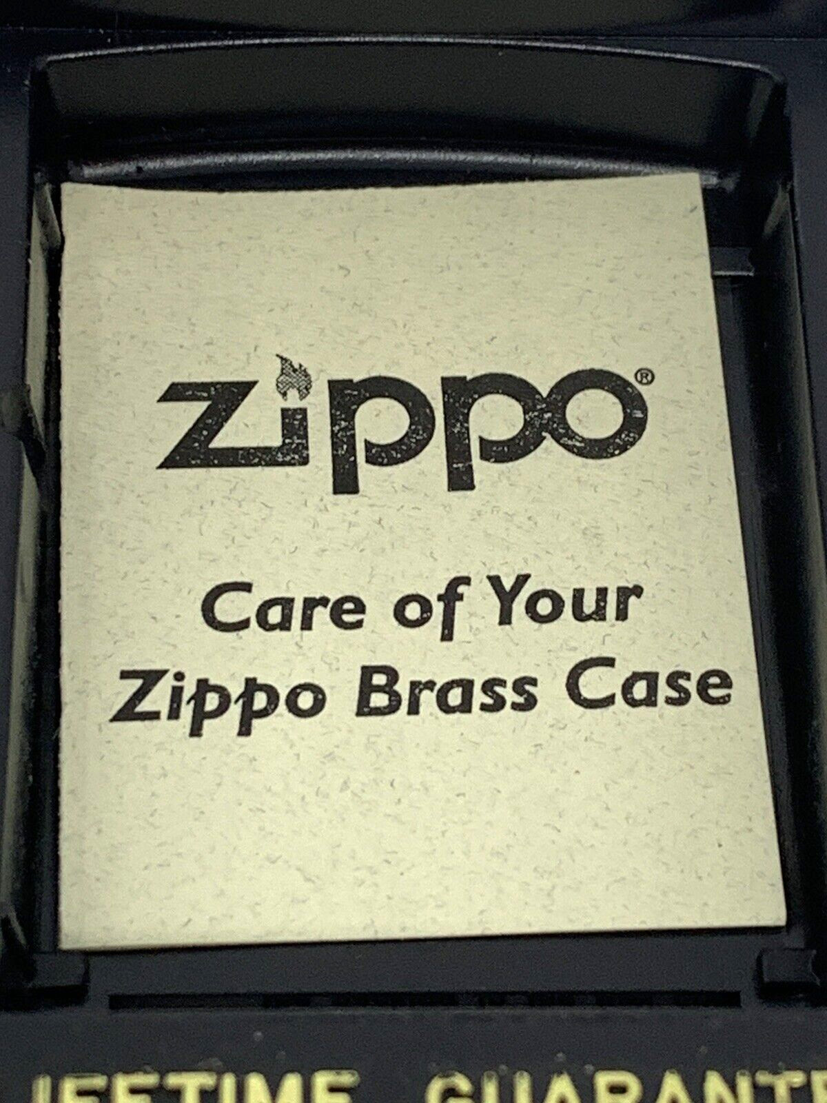 2001 ELK OUTDOOR EXPO BRASS ZIPPO LIGHTER 2001 F-01 Sealed Pennsylvania NEW
