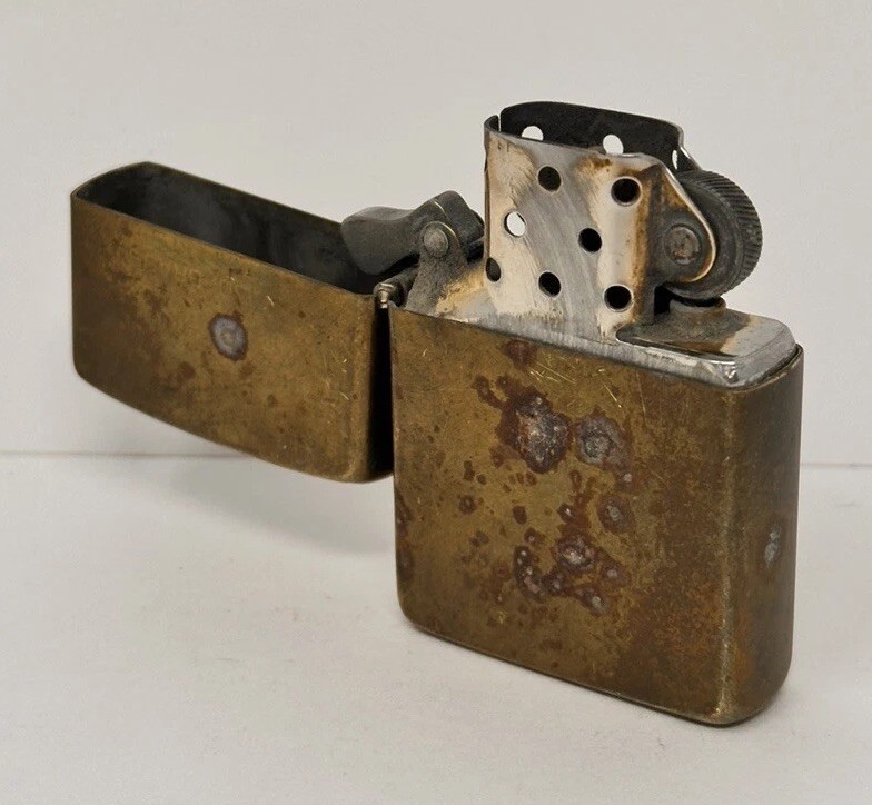 Vintage Rare 1932 – 1988 Zippo Solid Brass Lighter Torch