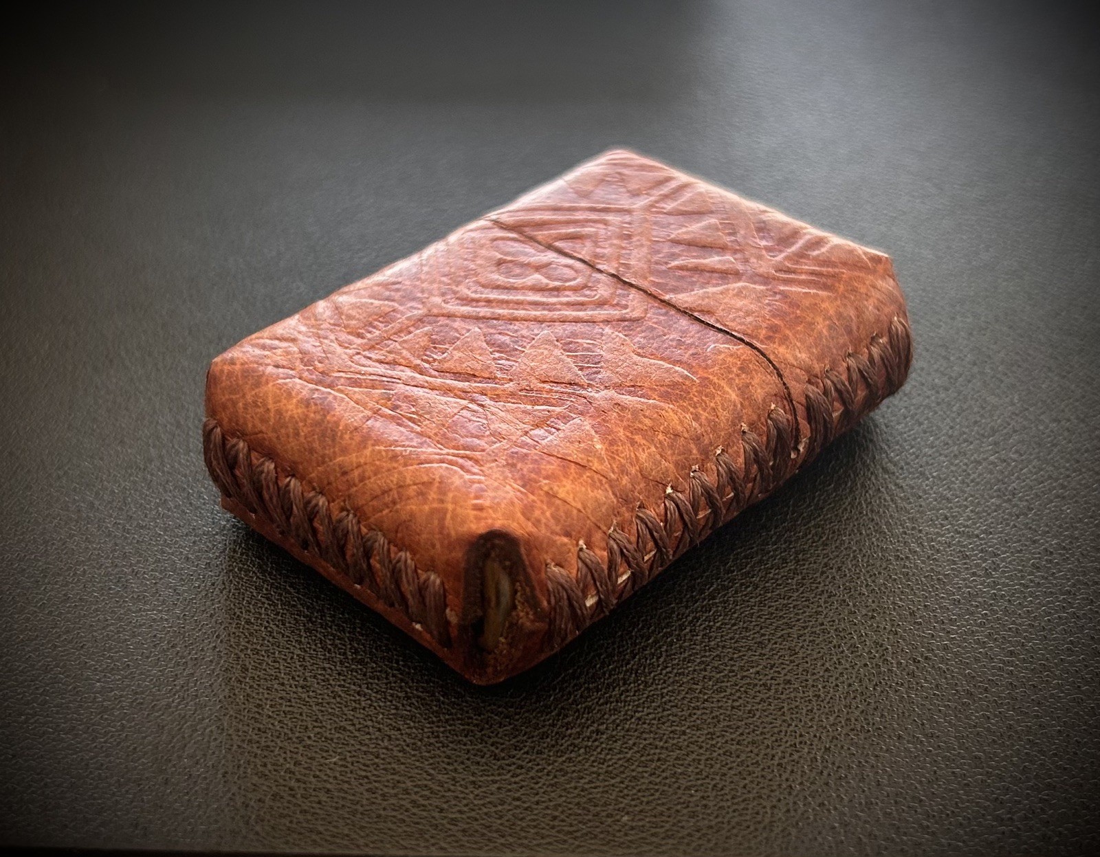 Genuine Leather Case for Zippo Lighter Standard Size (Made in USA 🇺🇸)