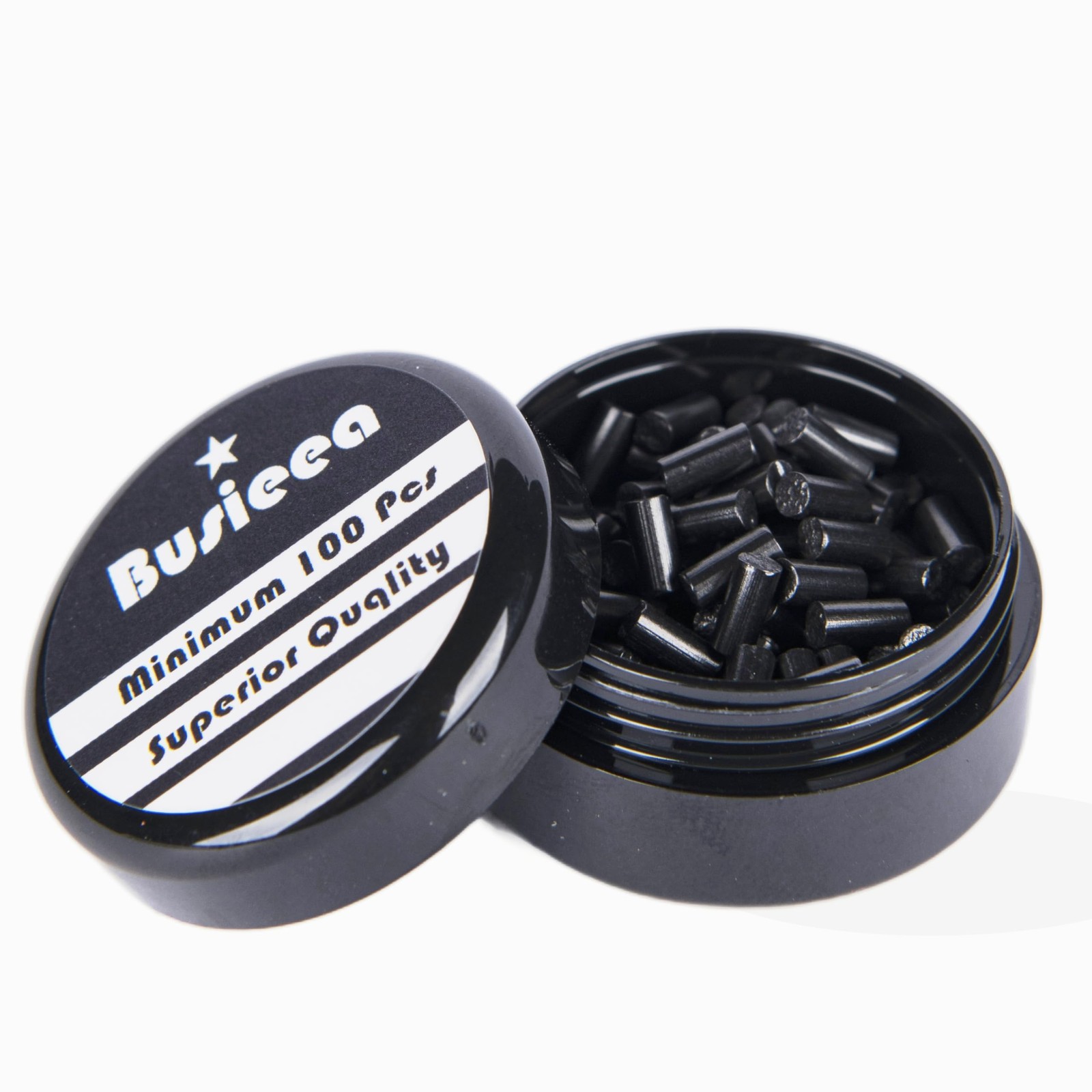 Busieea 100Pcs Lighter Flints, Flint Replacement Refills, All – Purpose Black