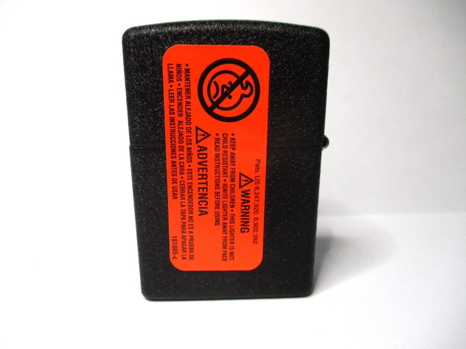 NEW UNFIRED 2012 BLACK CRACKLE FINISH ZIPPO CIGARETTE LIGHTER ~ I SELL ZIPPOS ~