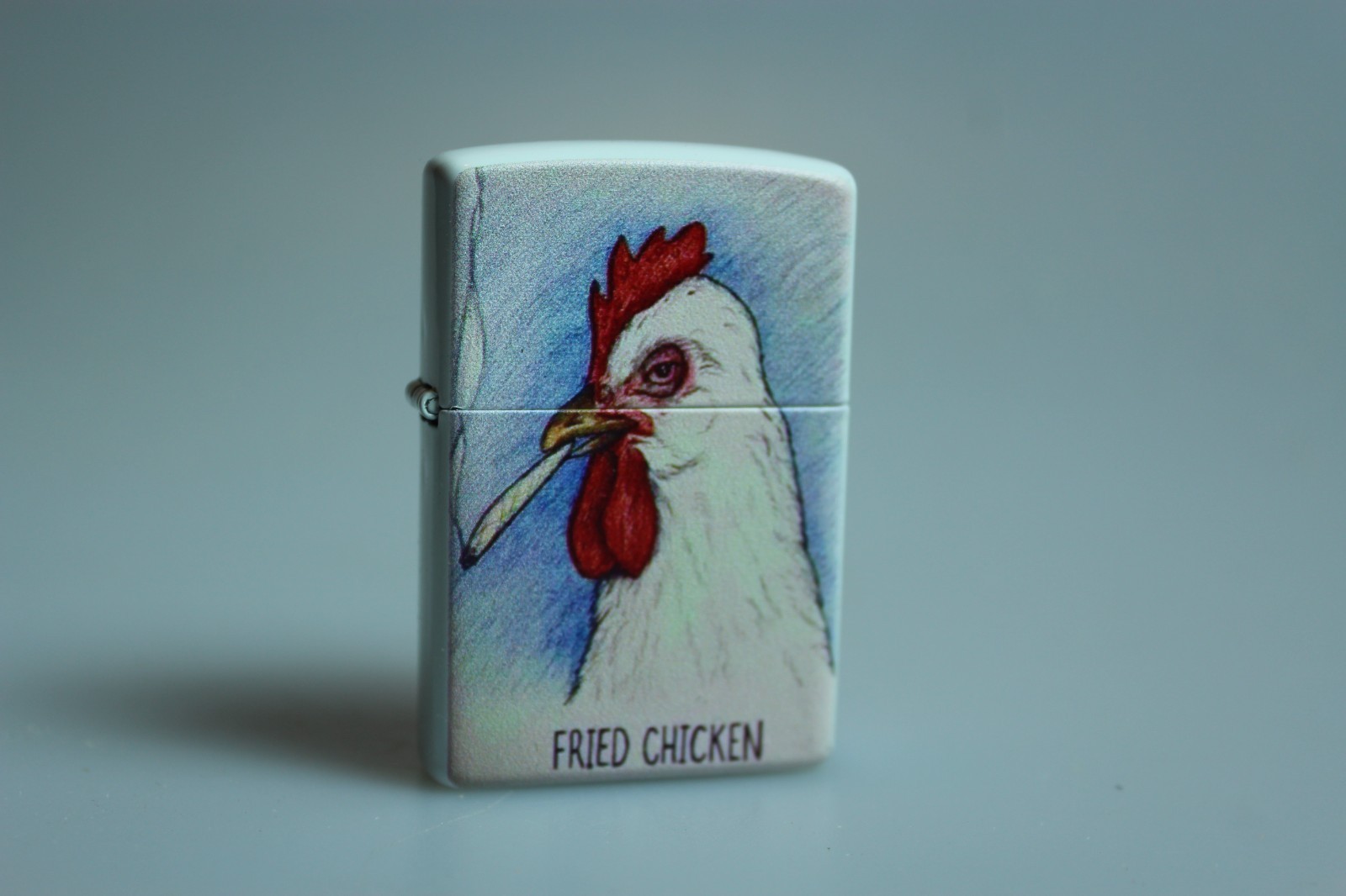 Fried Chicken Wick Type Lighter. “Chicken Smoking A Joint”. New. Great Gift!