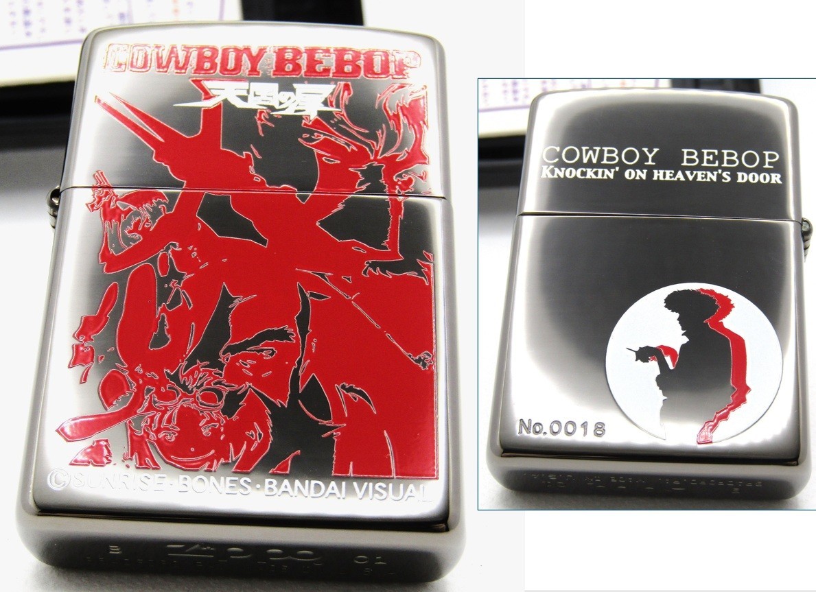 Cowboy Bebop Double Sides Limited No.0018 Zippo Oil Lighter 2001 MIB Super Rare!