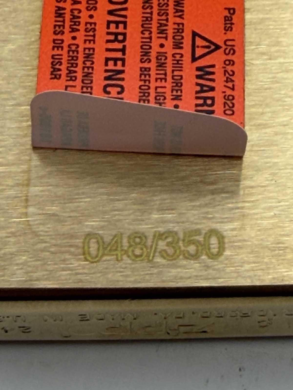 2024 Limited Evergreen Elm 50th Anniversary Brass Zippo Lighter New B42