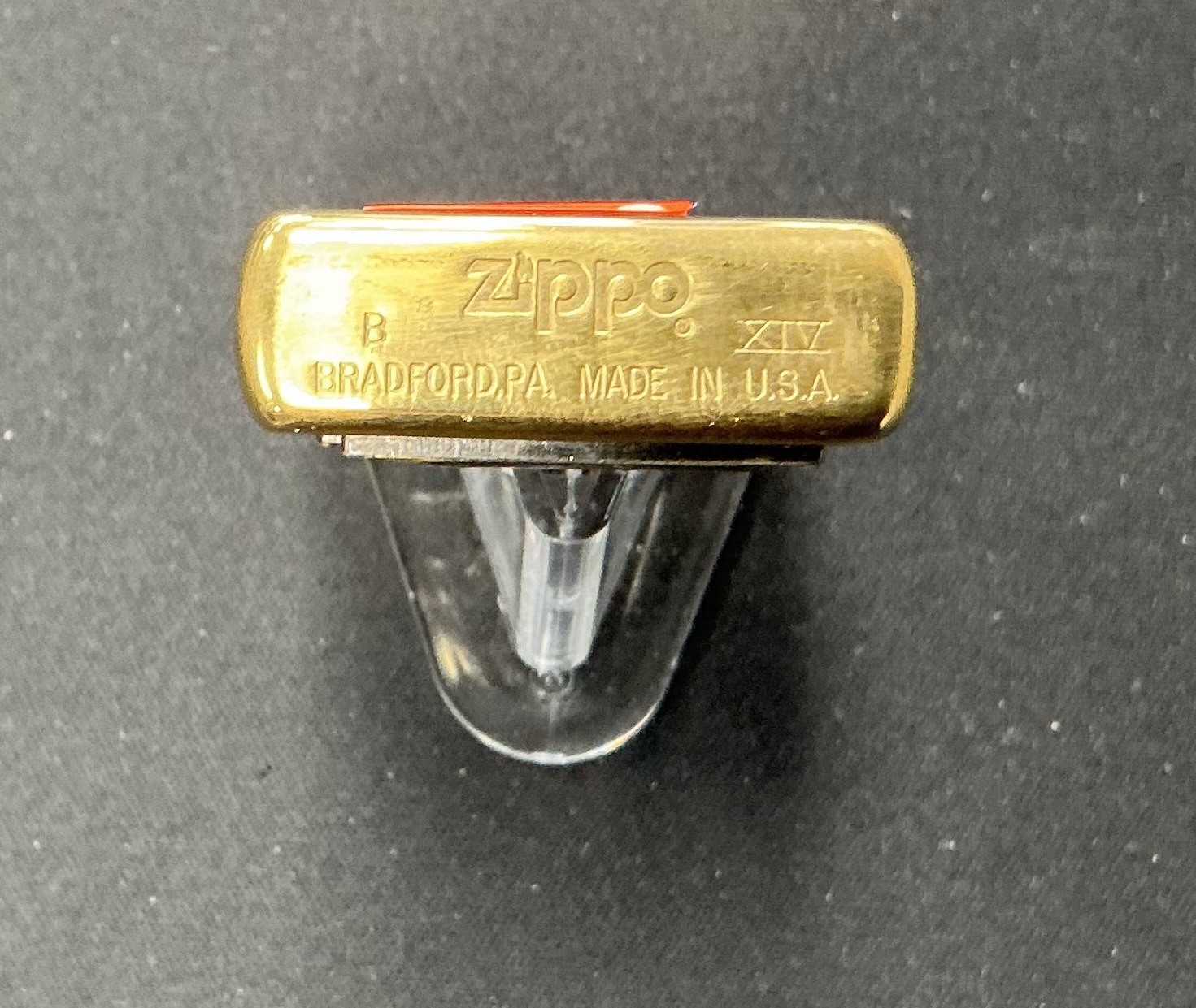 1997 ZIPPO BRASS BARRETT SMYTHE SURPRISE EMBLEM SLOT MACHINE Jackpot ~ Sealed