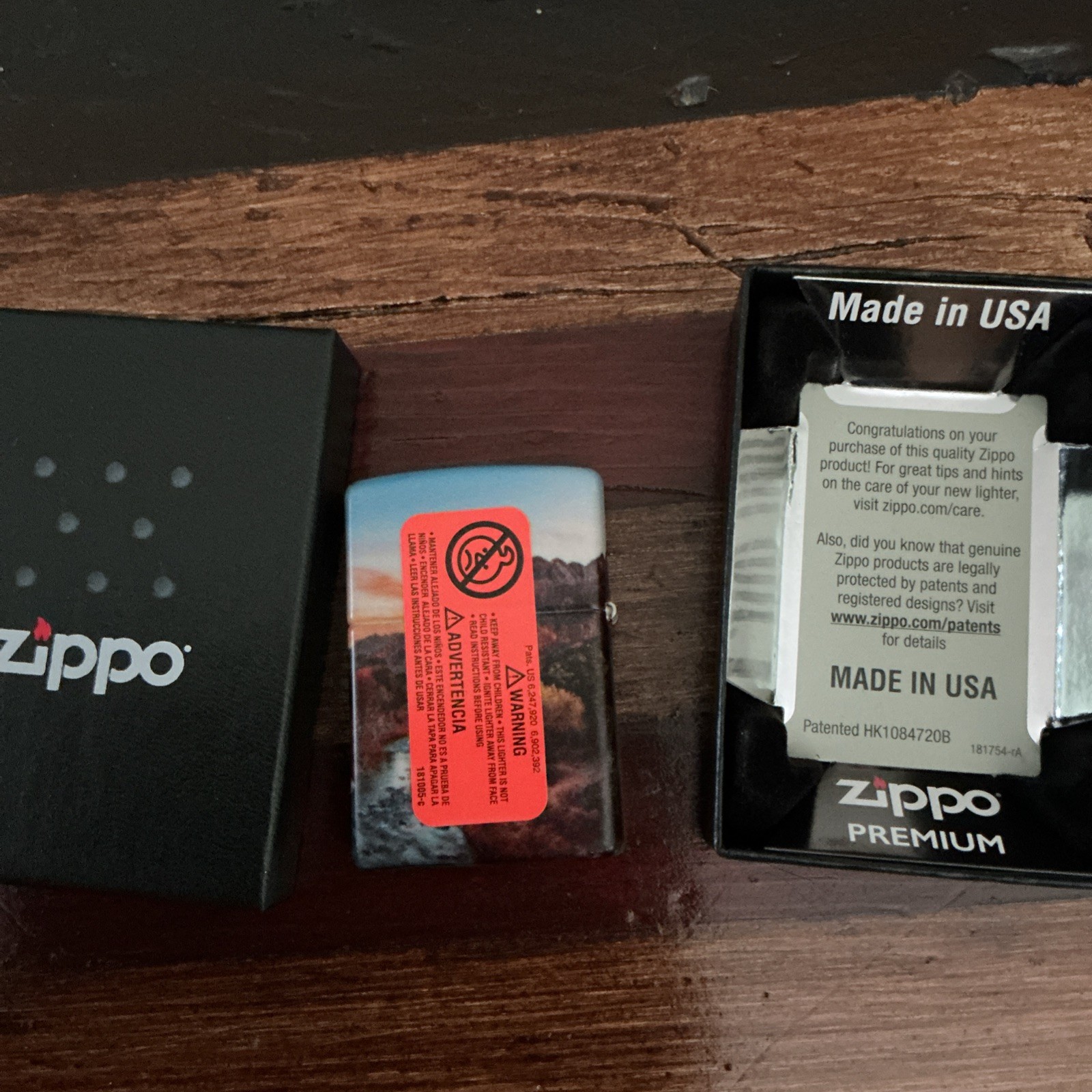 Zion National Park, Virgin River Zippo Limited Edition Marlboro Lighter Unused