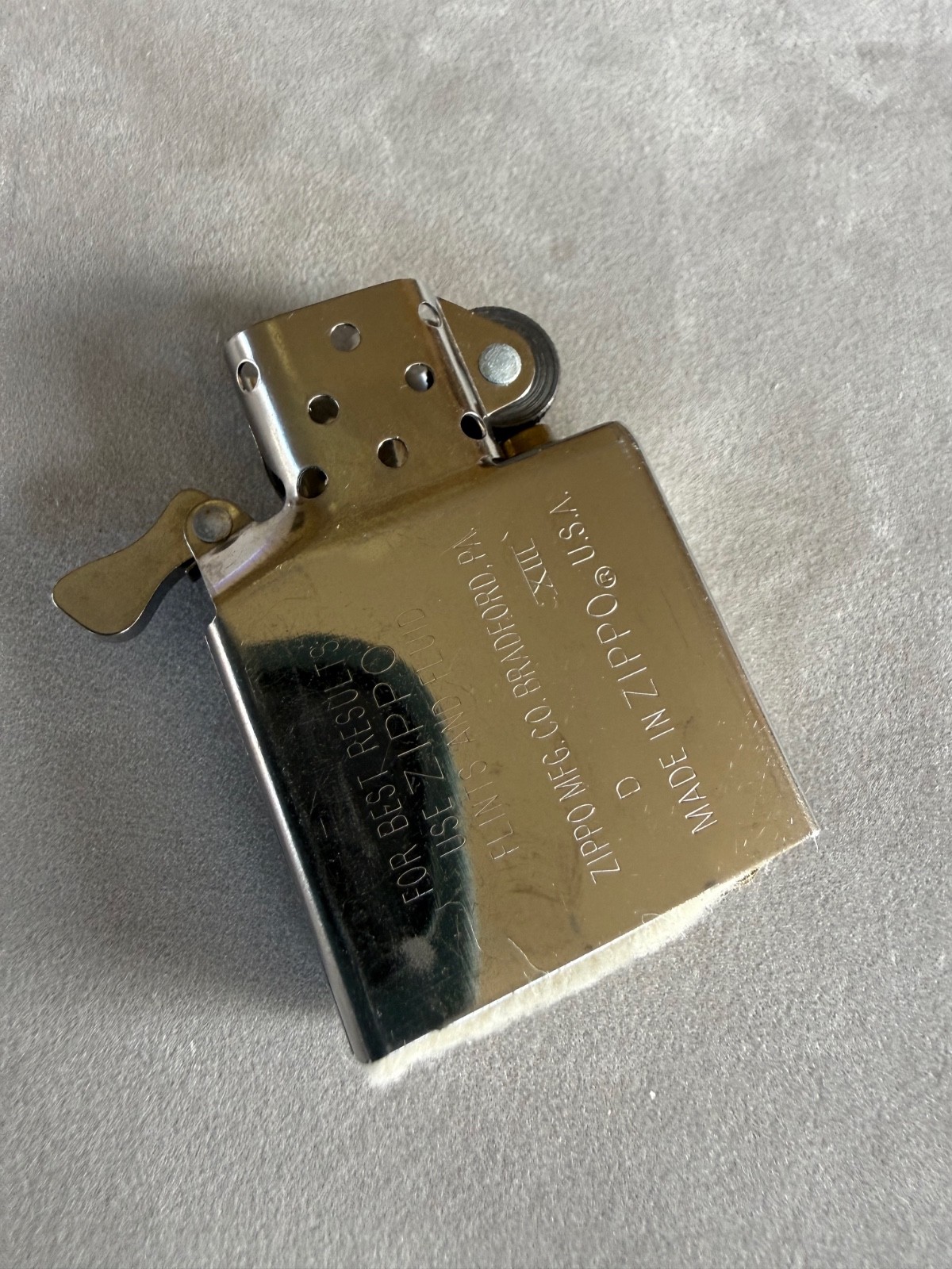 New, never fired 1997 Zippo Lighter Real or Repro/PLPG The Collectors Choice
