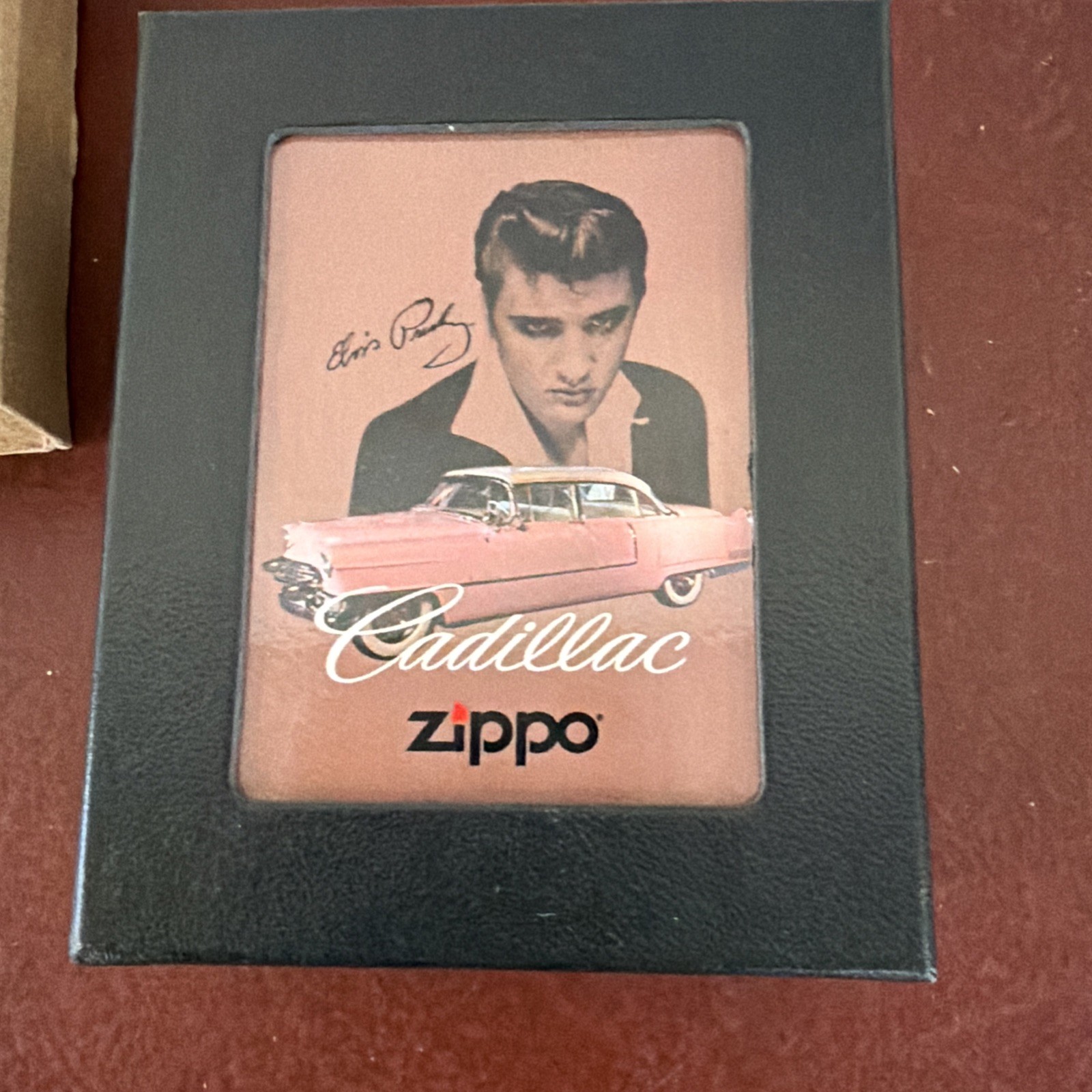 ELVIS PRESLEY 4500 of 7500 HARPER PINK CADILLAC ZIPPO LIGHTER General Motors Box