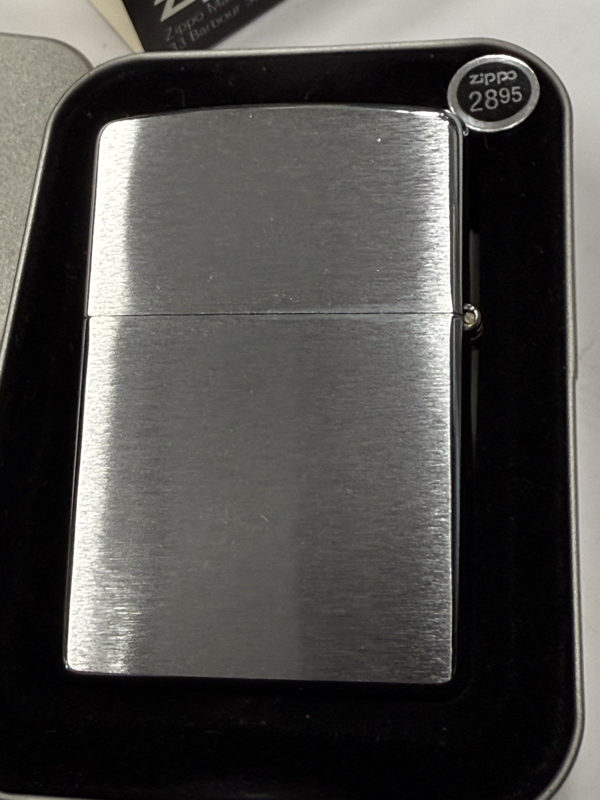 ZIPPO 2002 DALE EARNHARDT #8 STRIPE LIGHTER UNFIRED IN BOX A951