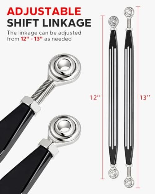 Shift Linkage Compatible for Harley Davidson Softail Black Striped Style