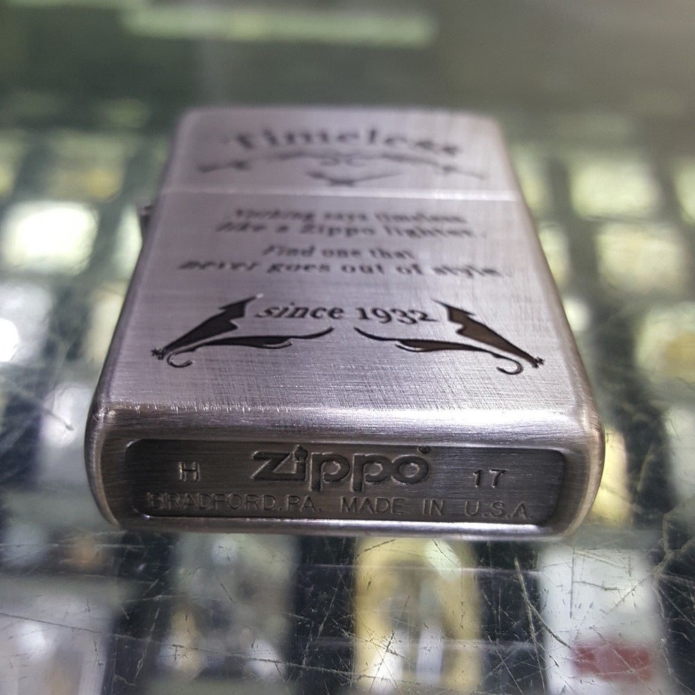 Zippo Timeless SV Lighter Genuine Original Packing 6 Flints set GIFT