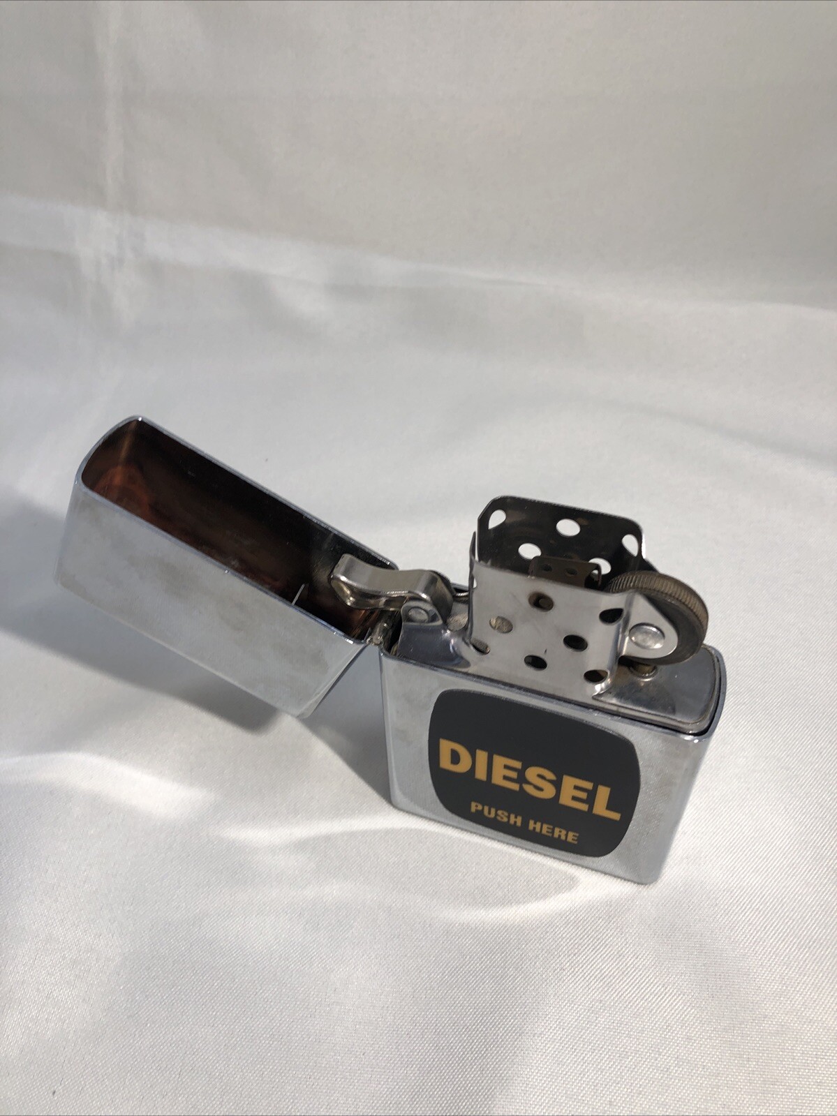 Giant Jumbo Size Chrome Lighter 4.5”x3” “Diesel”