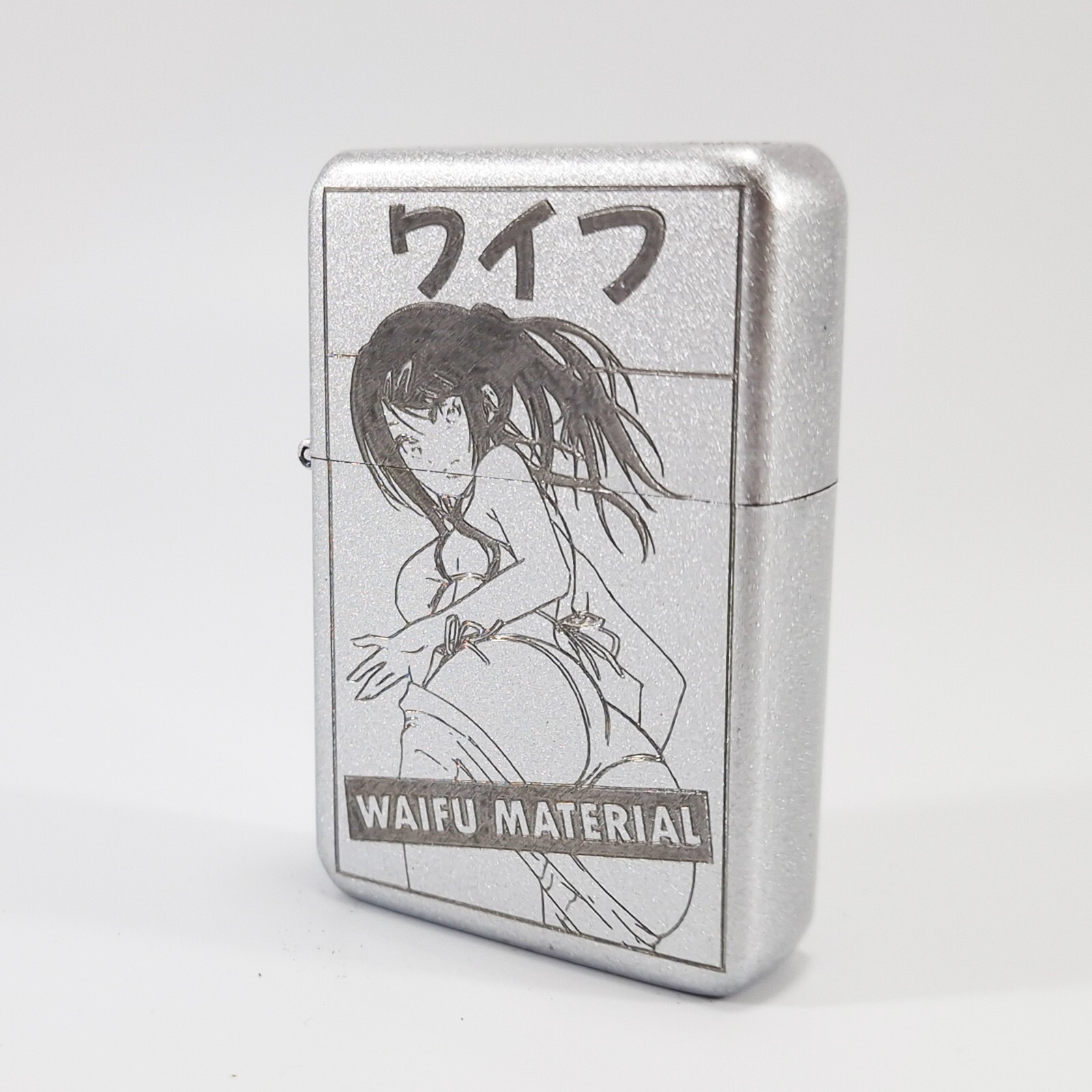 BRAND NEW – DESIGNED BRUSHED STYLED CIGARETTE PETROL LIGHTER – Waifu Material 2