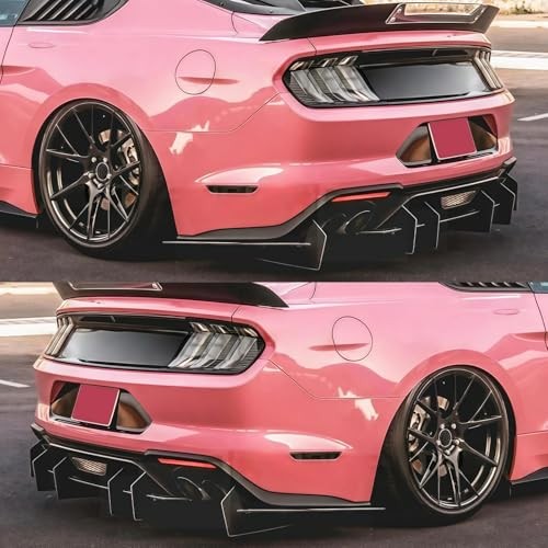 Rear Bumper Diffuser for Ford Mustang GT W/Quad For Quad Exhaust Version