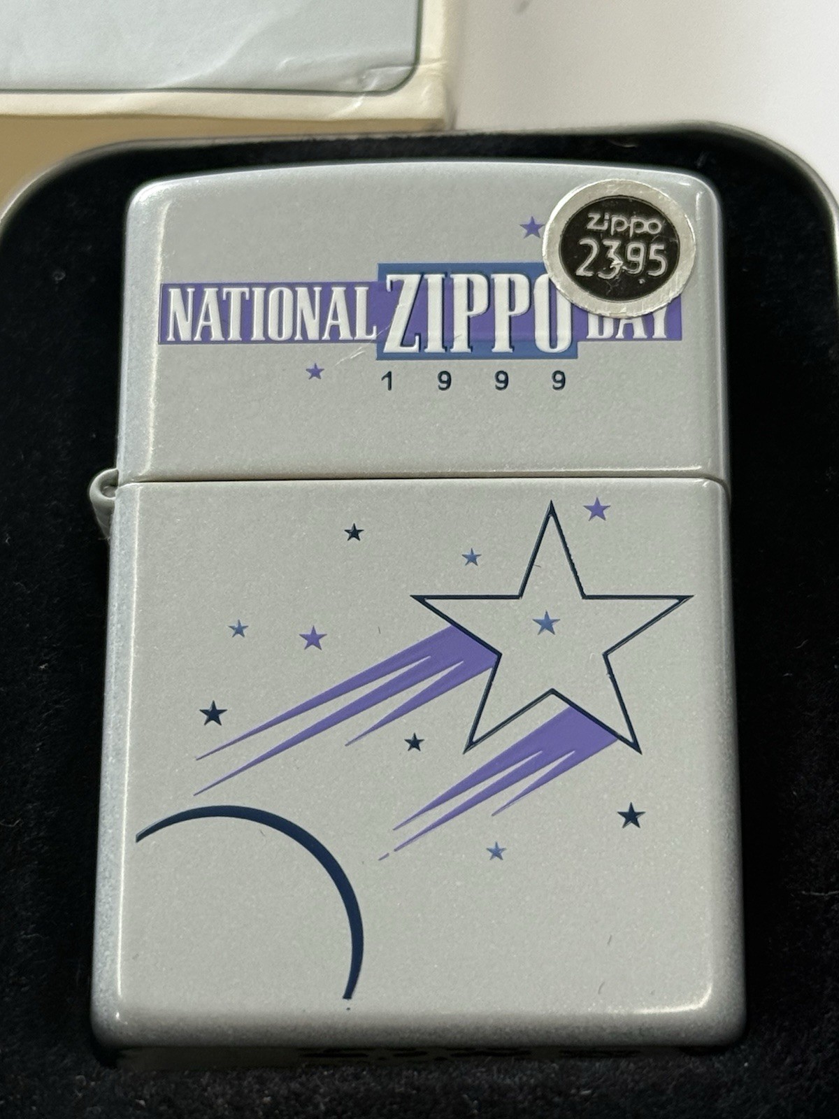 ZIPPO 1999 NATIONAL ZIPPO DAY LIGHTER SEALED IN BOX C680