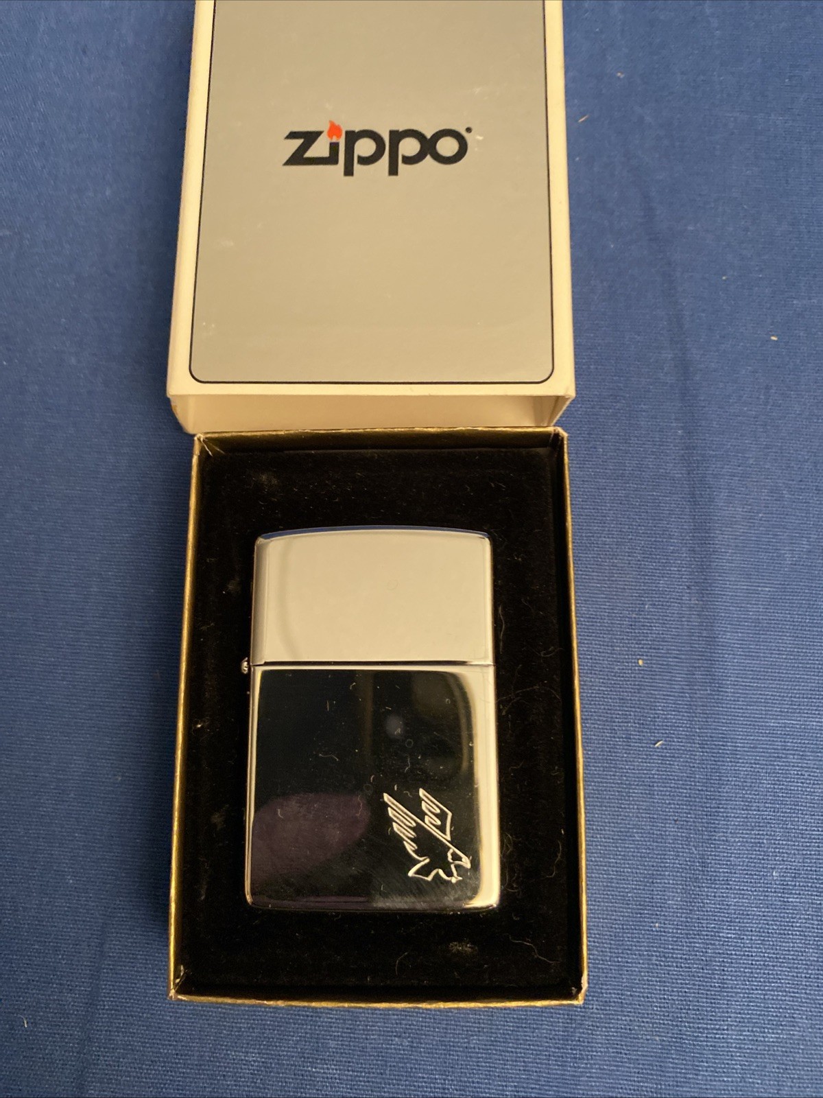 Zippo Lighter Silver Eagle Not Lite