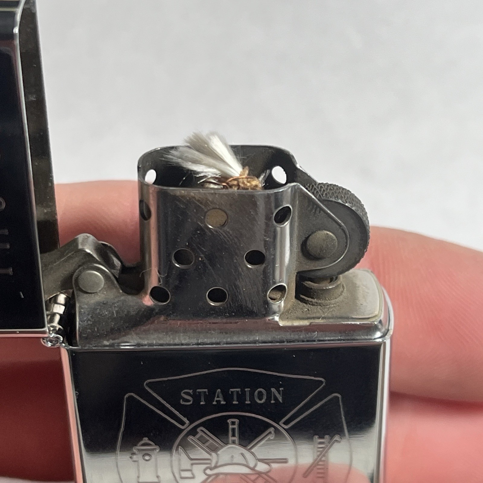1997 High Polish Zippo Lawrance Township Fire Co. -Plymptonville Pa – J1