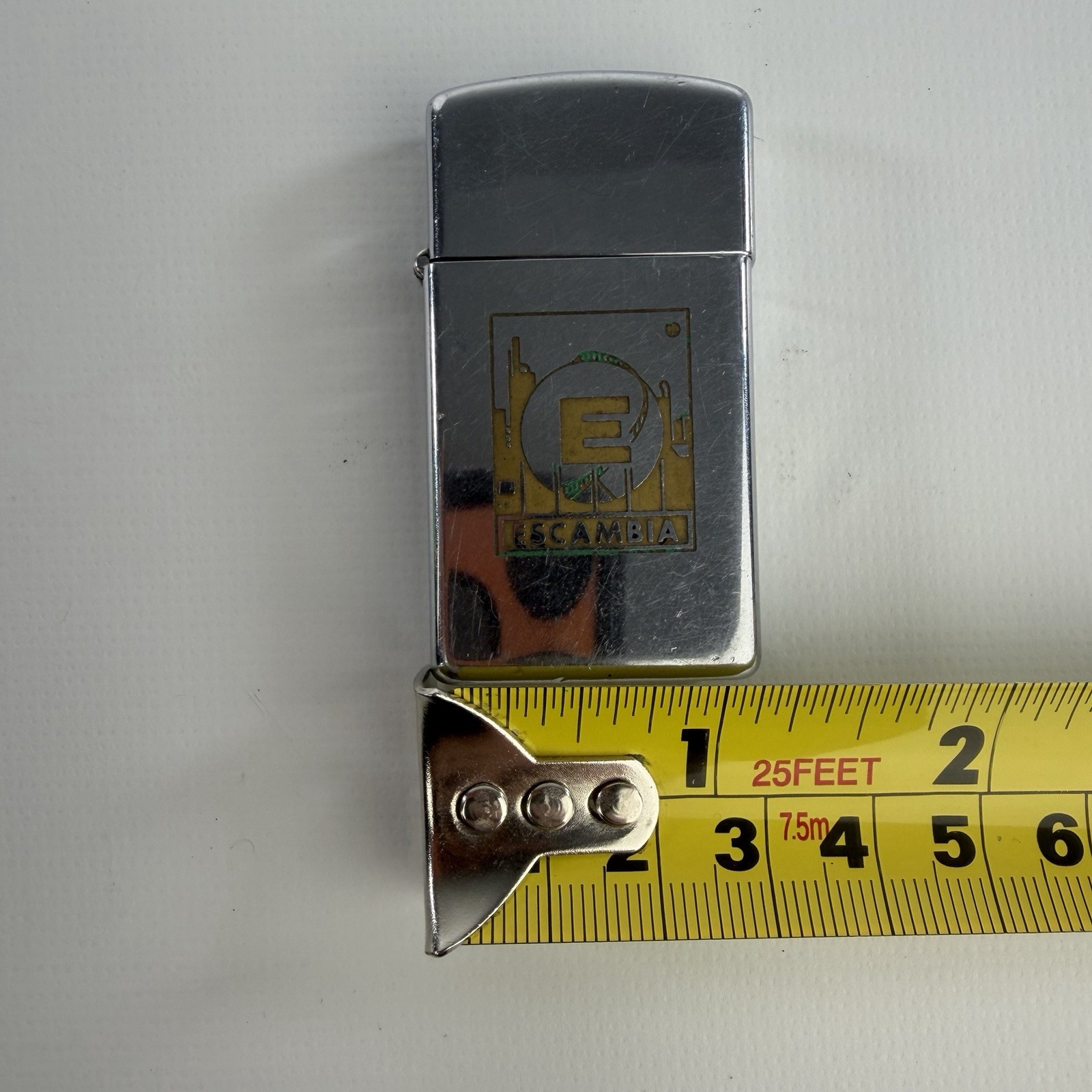 Vintage 1964 Zippo Lighter – ESCAMBIA CHEMICAL CORPORATION Advertising