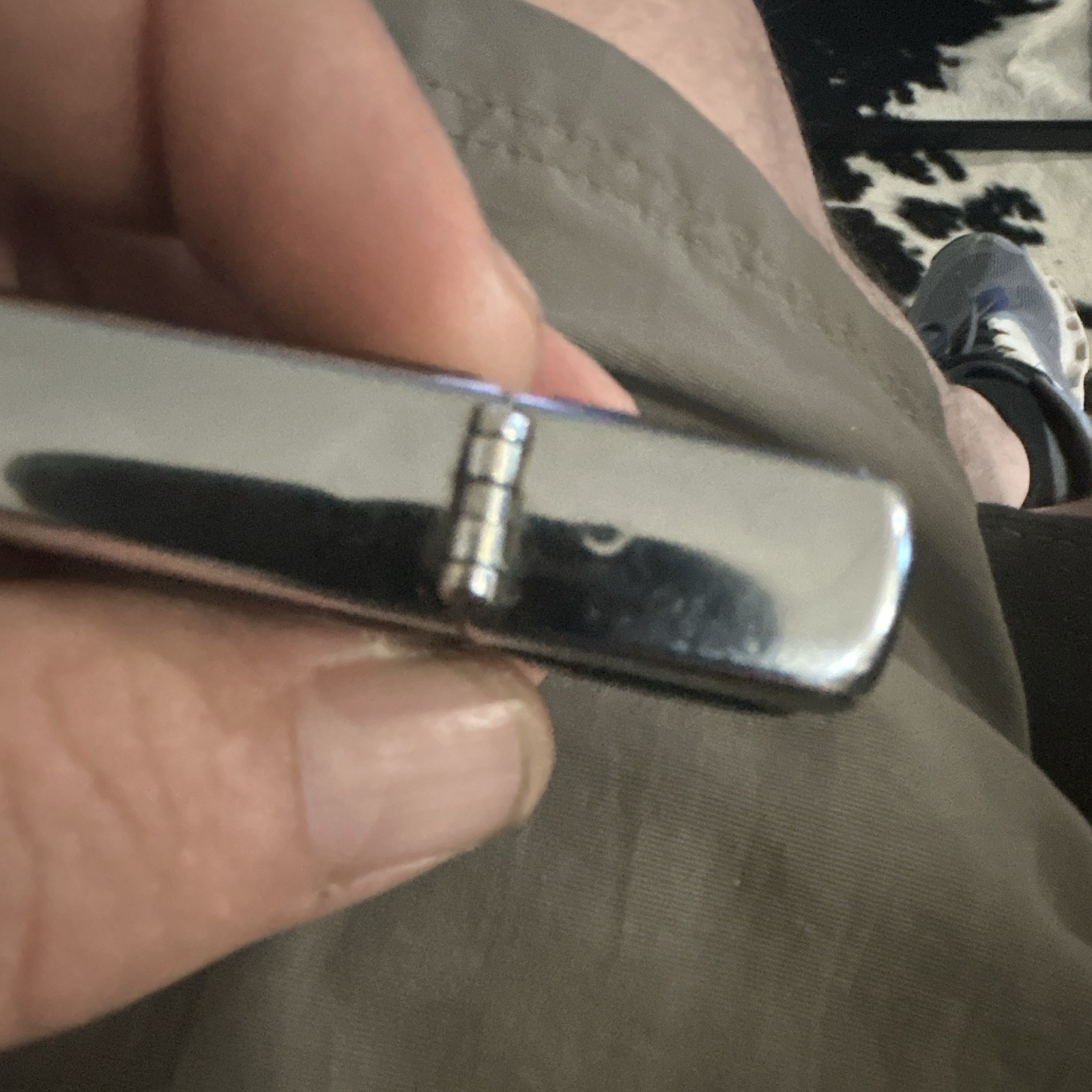 Zippo Flip-Top Pocket Lighter Black Insert Chrome Case Bradford, PA Marking