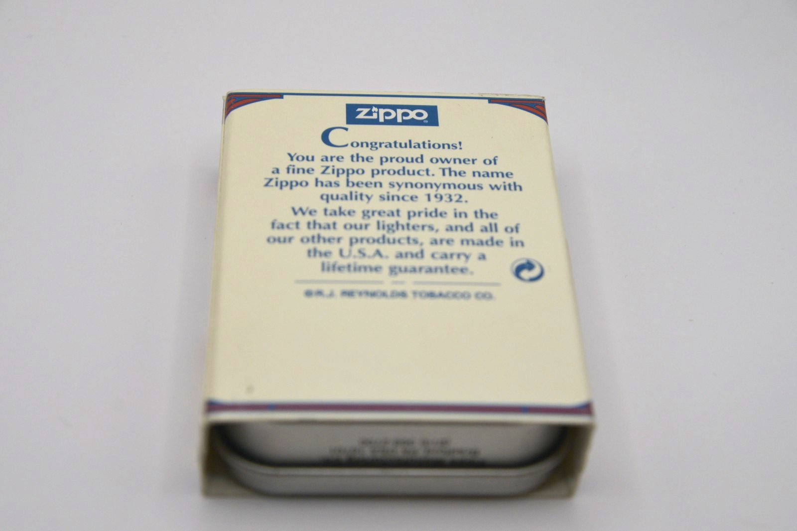 1997 JOE CAMEL MOON AND MOTORCYCLE WTC ZIPPO LIGHTER IN BOX