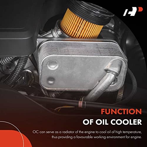 Engine Oil Cooler Compatible with Ford Mustang 2015-2023 5.0L