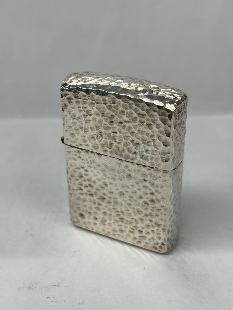 ZIPPO Sterling Silver Hammered Finish 2004 Zippo Pure Silver