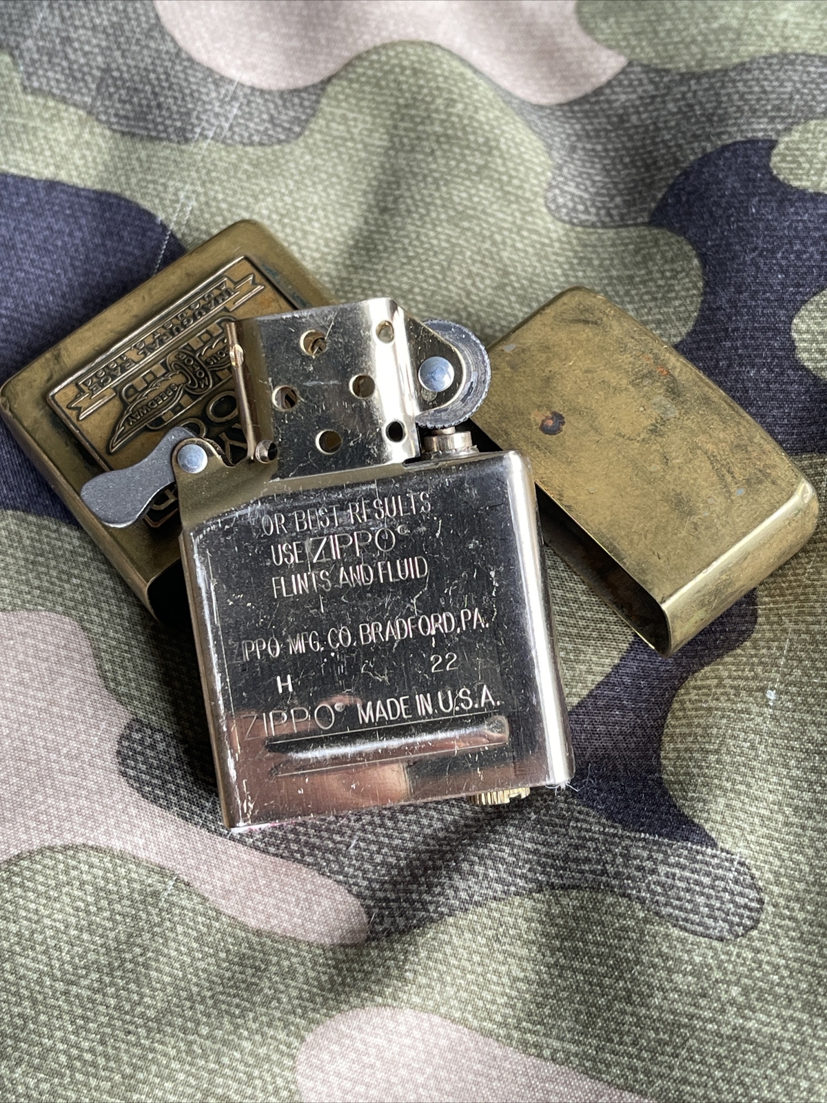 1994 Zippo Lighter – Indianapolis Brickyard 400 Inaugural Race – Solid Brass