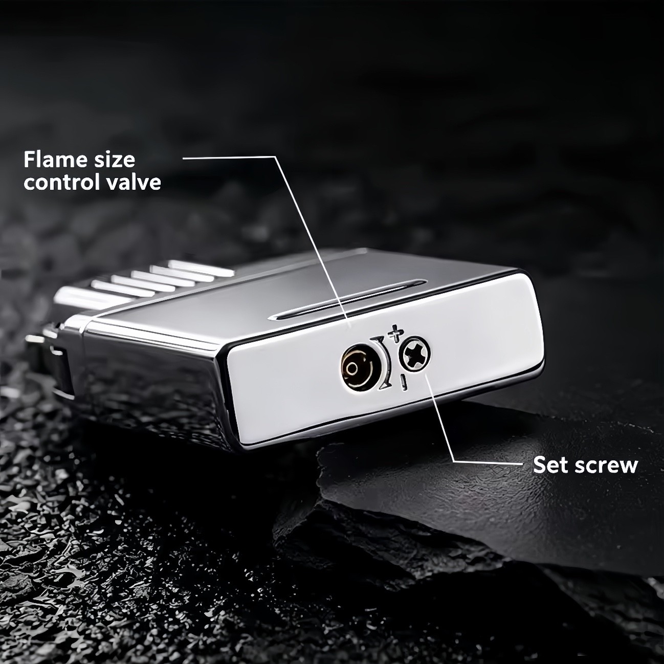 2-in-1 Jet Torch & Soft Flame Refillable Butane Lighter Insert For ZIPPO