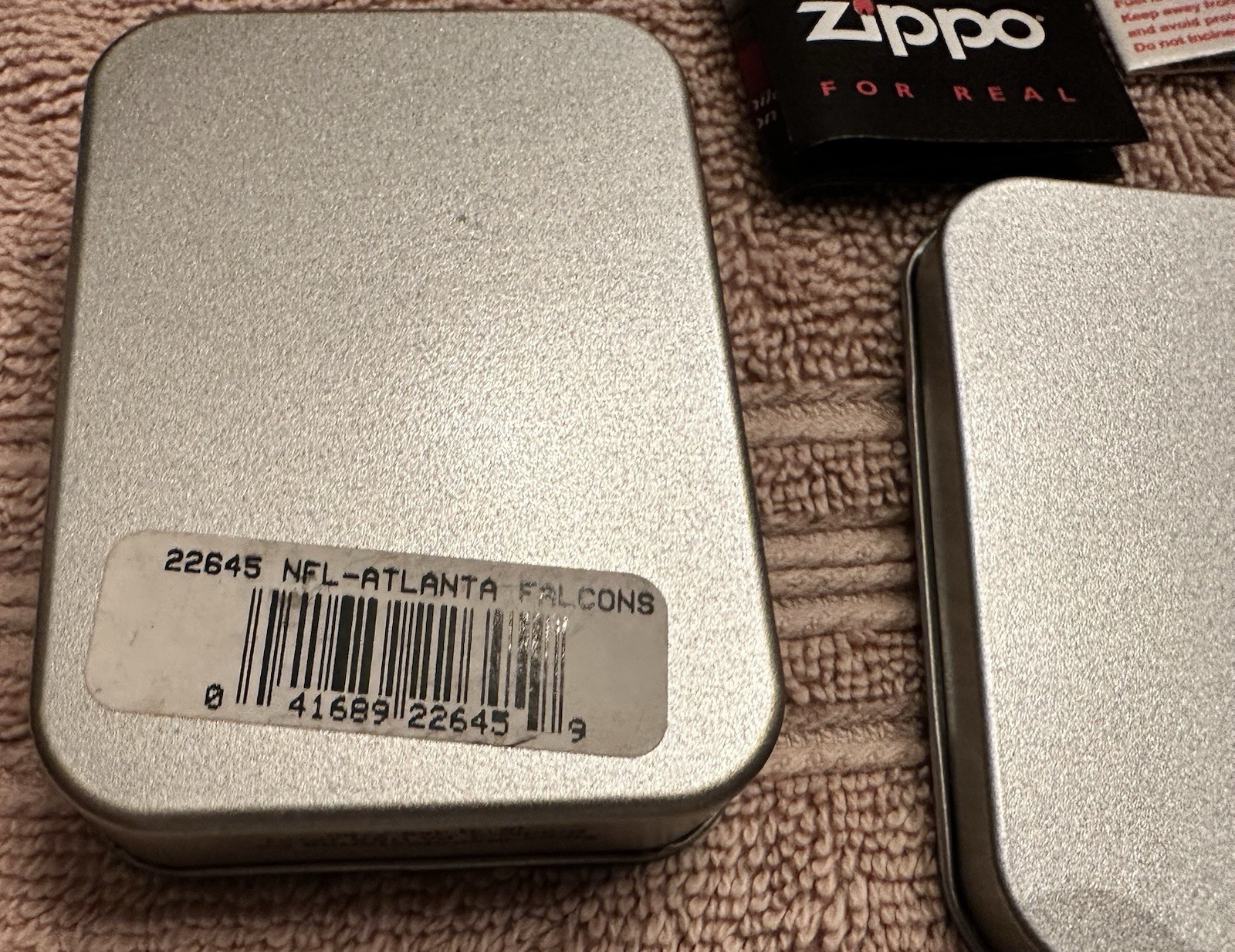 2006 ATLANTA FALCONS NFL ZIPPO LIGHTER Polished Chrome 22645