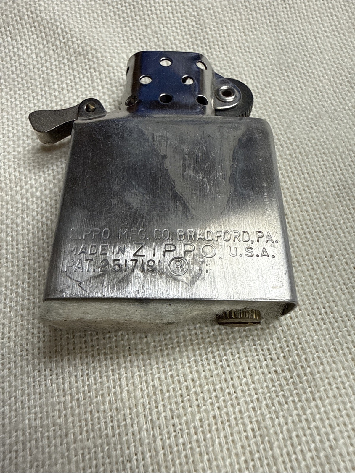 1950s Zippo GM Diesel Engine United Tool Co General Motors JW Morton Signature